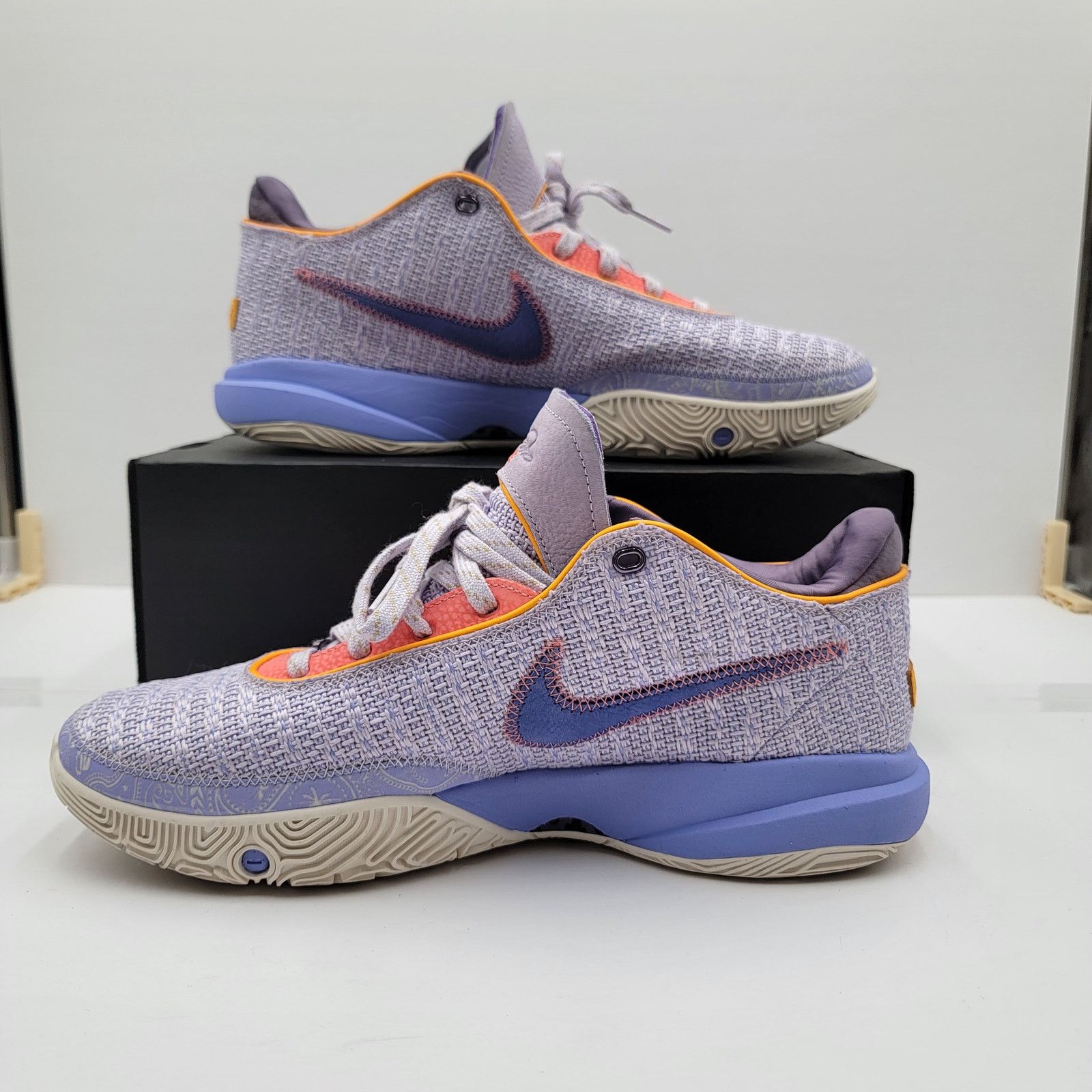 Nike Nike LeBron 20 'Purple and Gold' Basketball Shoes - Size 12 Size US 12 / EU 45 - 2 Thumbnail