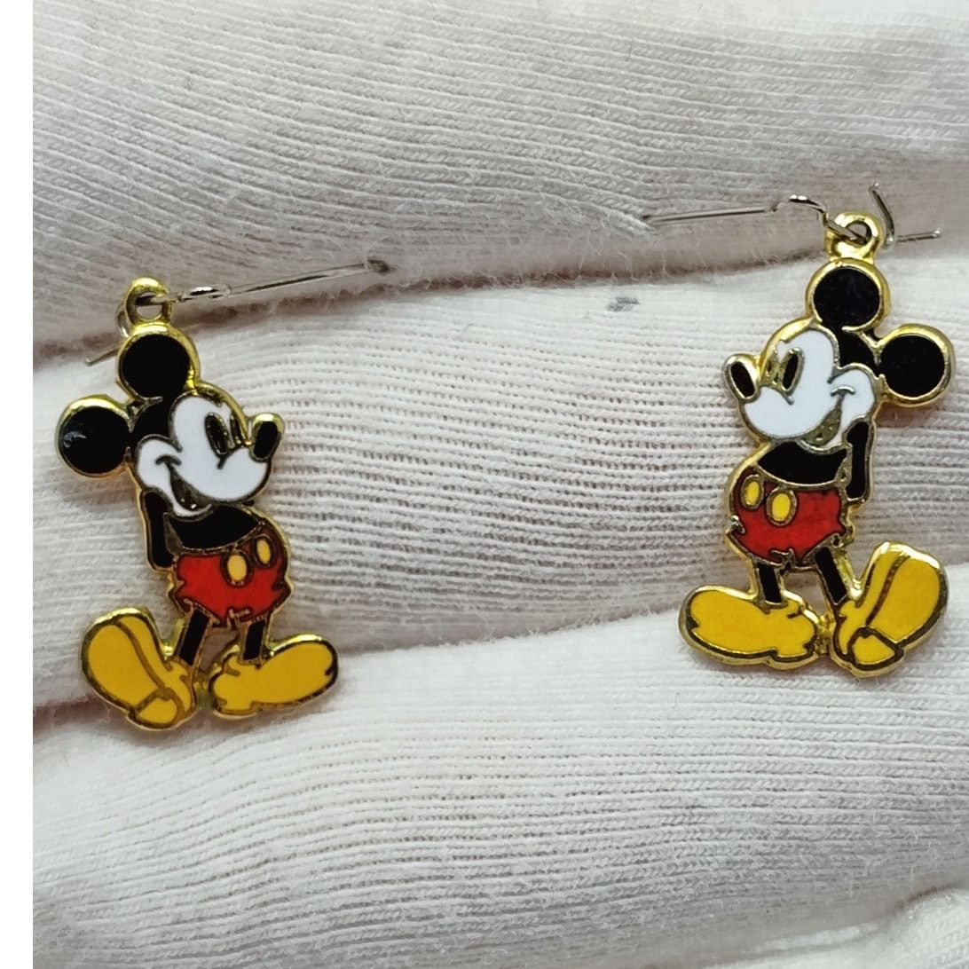 Disney Vintage Disney Mickey Mouse Dangle Earrings Made in Taiwan Size ONE SIZE - 4 Thumbnail
