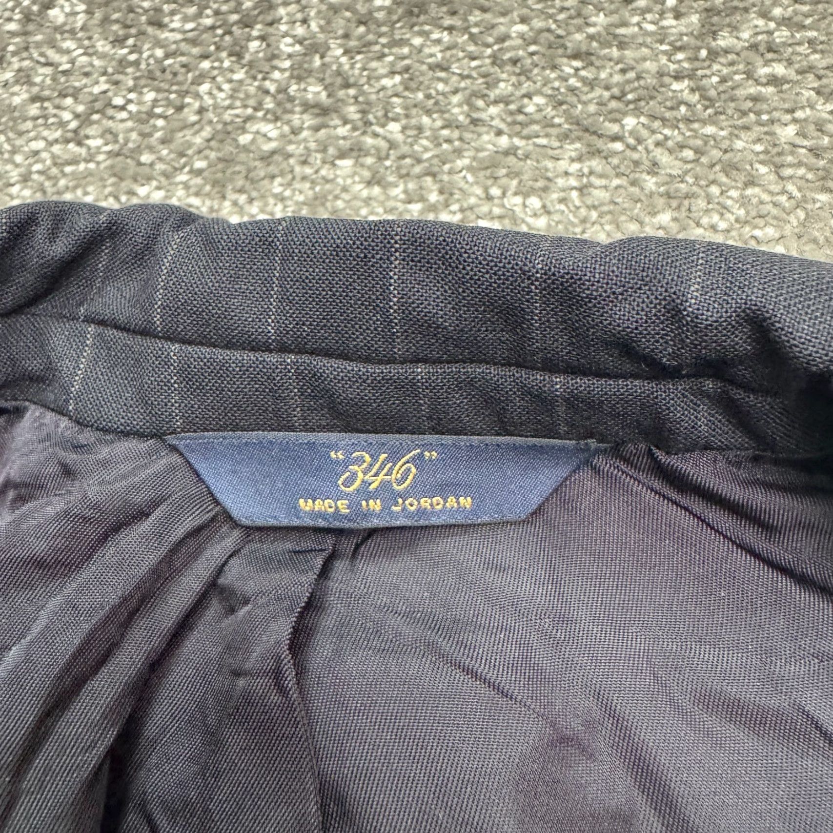 Brooks Brothers Brooks Brothers Blazer Jacket Men 42L Blue Striped Wool Size 42R - 7 Thumbnail
