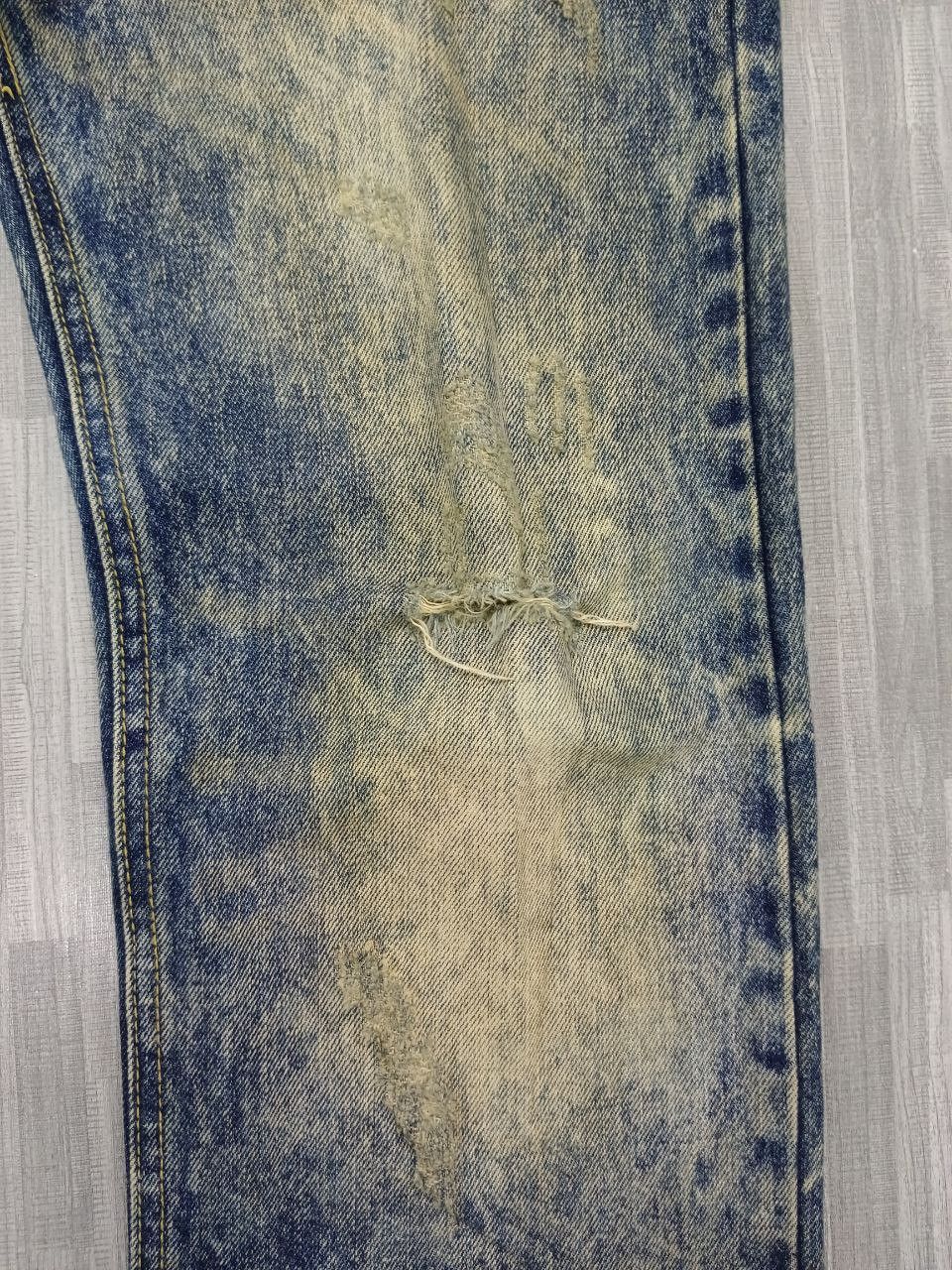 Rusty SICK RUSTY RIPED PAPER BAG DENIM PANTS Size US 31 - 6 Thumbnail