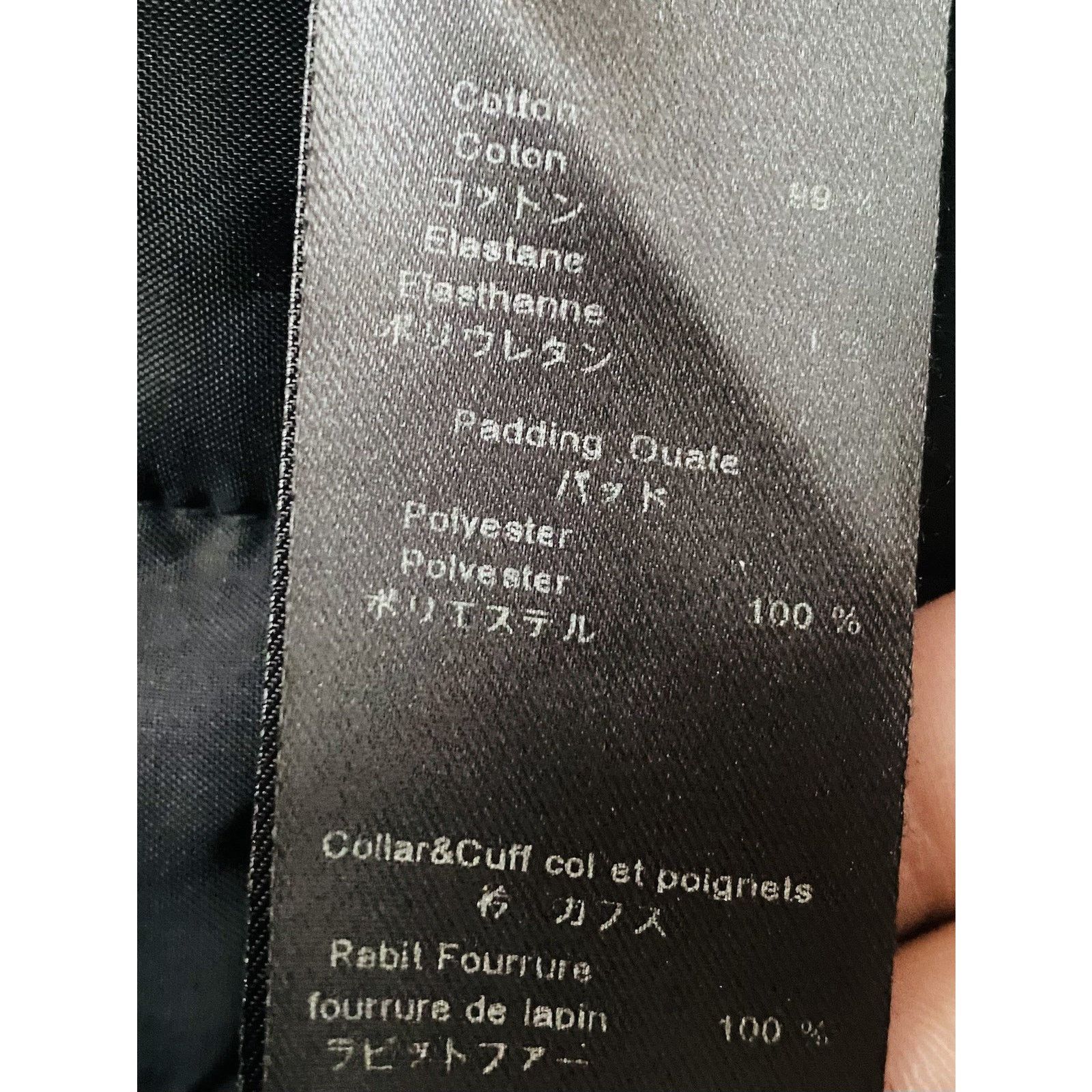 Anne Klein Anne Fontaine Blk Denim Jkt w/removable fur collar vintage Size S / US 4 / IT 40 - 16 Thumbnail