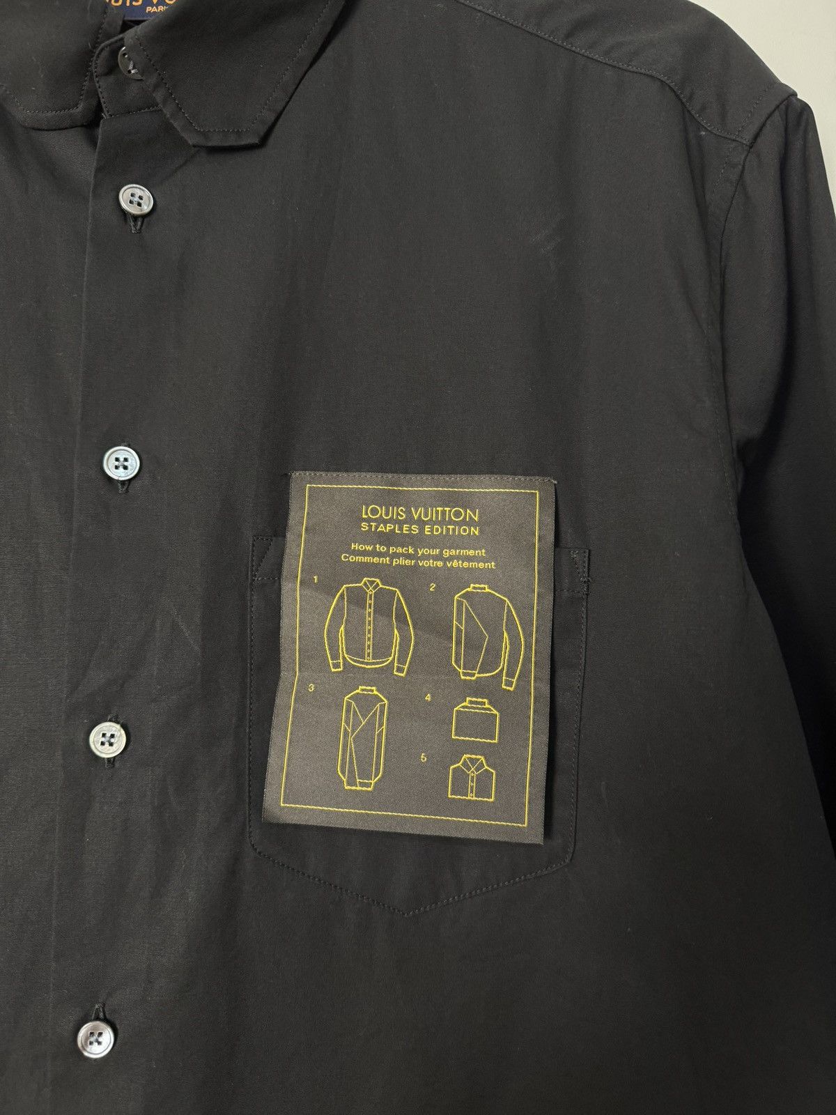 Louis Vuitton Louis Vuitton by Virgil Abloh Staples Edition Black Shirt Size US S / EU 44-46 / 1 - 6 Thumbnail