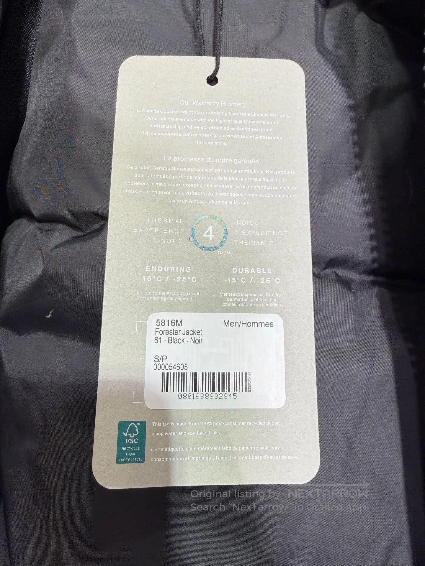 Canada Goose Canada Goose Forester Black Down Jacket. Size US S / EU 44-46 / 1 - 8 Thumbnail