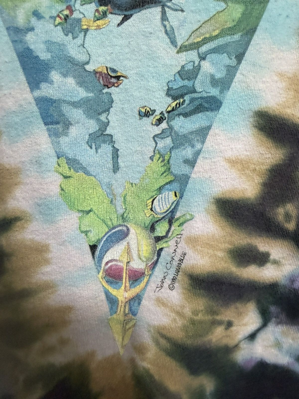 Liquid Blue LIQUID BLUE JOHN CONNELL OCEAN SHIRT 1990 Size US L / EU 52-54 / 3 - 6 Thumbnail
