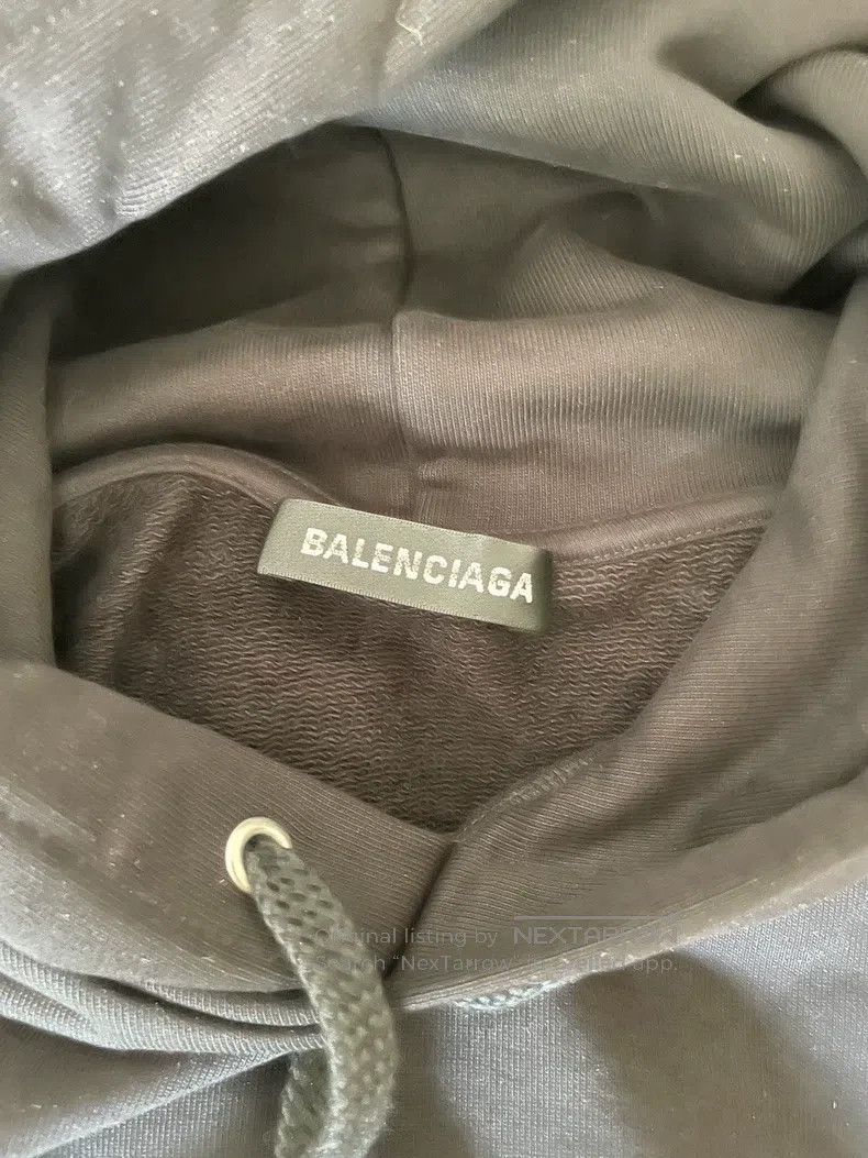 Balenciaga Balenciaga Black Coke Hoodie Size US XS / EU 42 / 0 - 7 Thumbnail