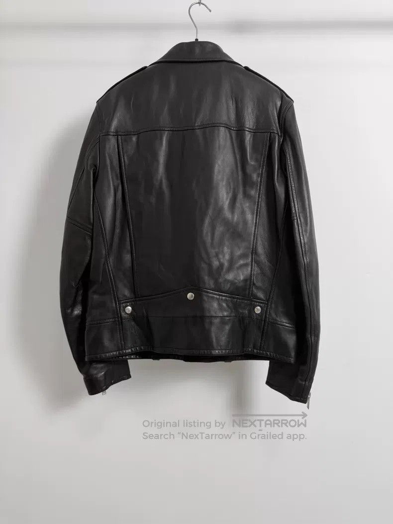 Saint Laurent Paris Saint Laurent Paris Black Leather Biker Jacket i Size US L / EU 52-54 / 3 - 2 Thumbnail