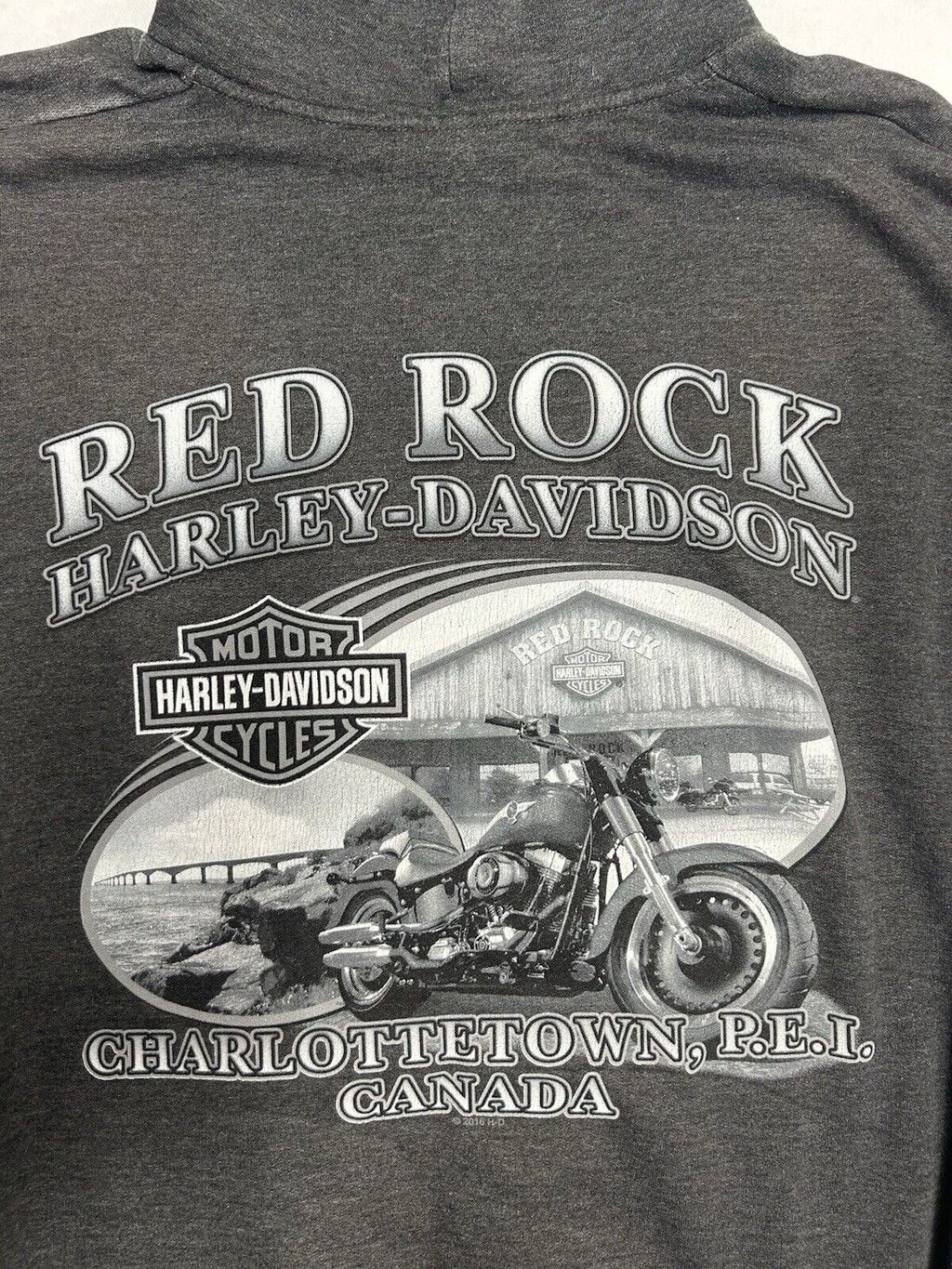 Harley Davidson Harley Davidson Men's XL PEI Red Rock Dealer Hoodie Classic Size US XL / EU 56 / 4 - 13 Thumbnail