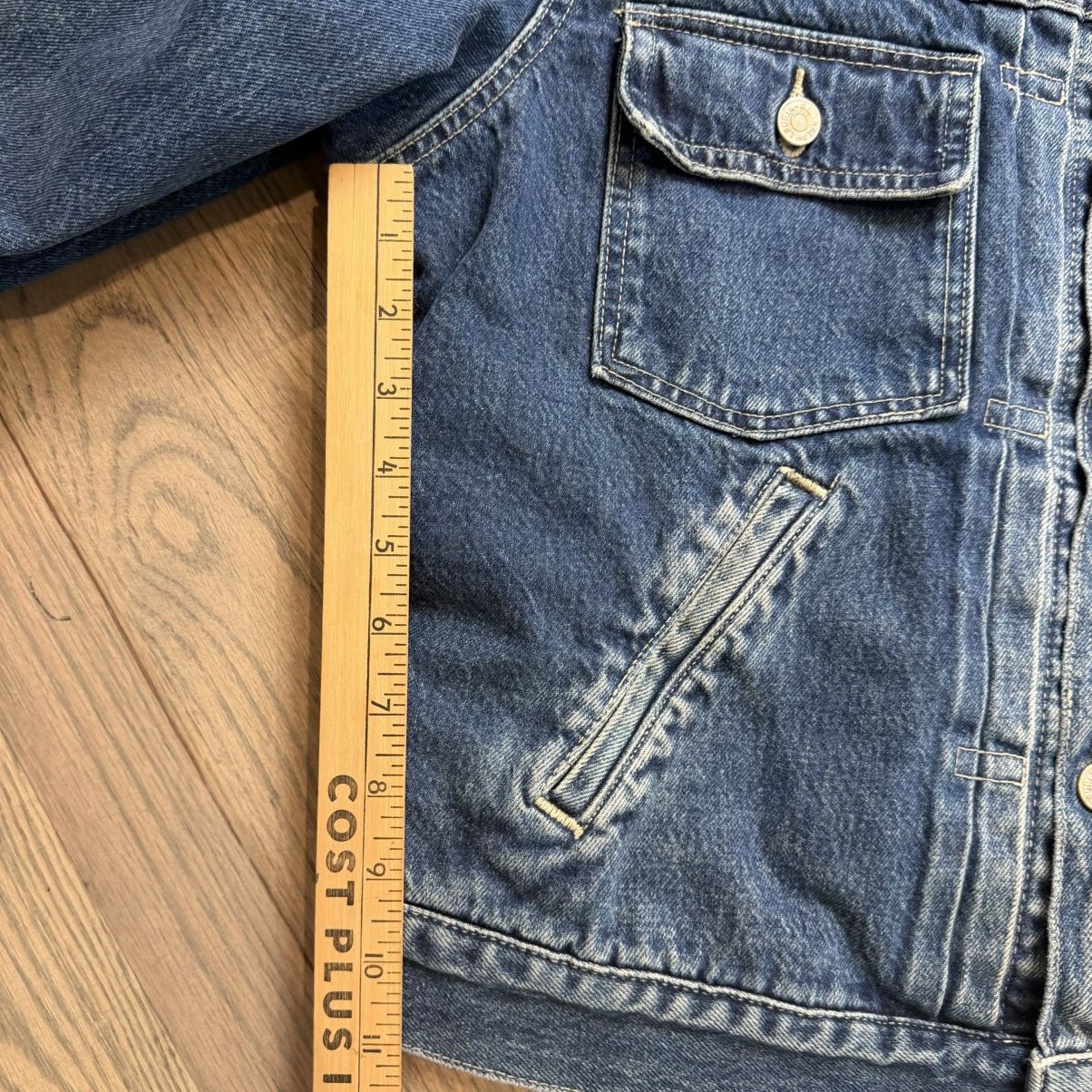 Other Double RL Dark Denim Type 2 Buckle Back Flannel Lined Jacket Size US L / EU 52-54 / 3 - 3 Thumbnail