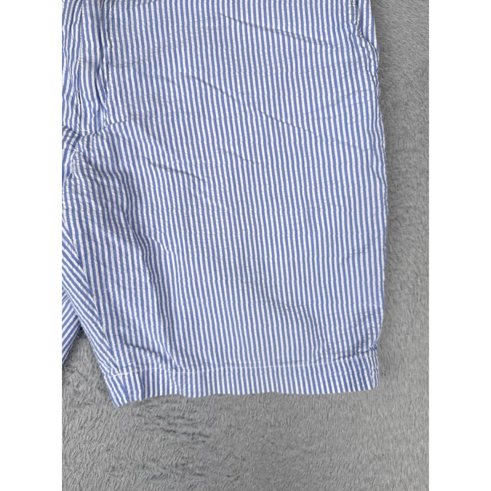 Polo Ralph Lauren Polo Golf Ralph Lauren Shorts Mens 40 Blue Striped Seersucker Chino Casual Polo Ralph Lauren Shirt? Size US L / EU 52-54 / 3 - 2 Thumbnail