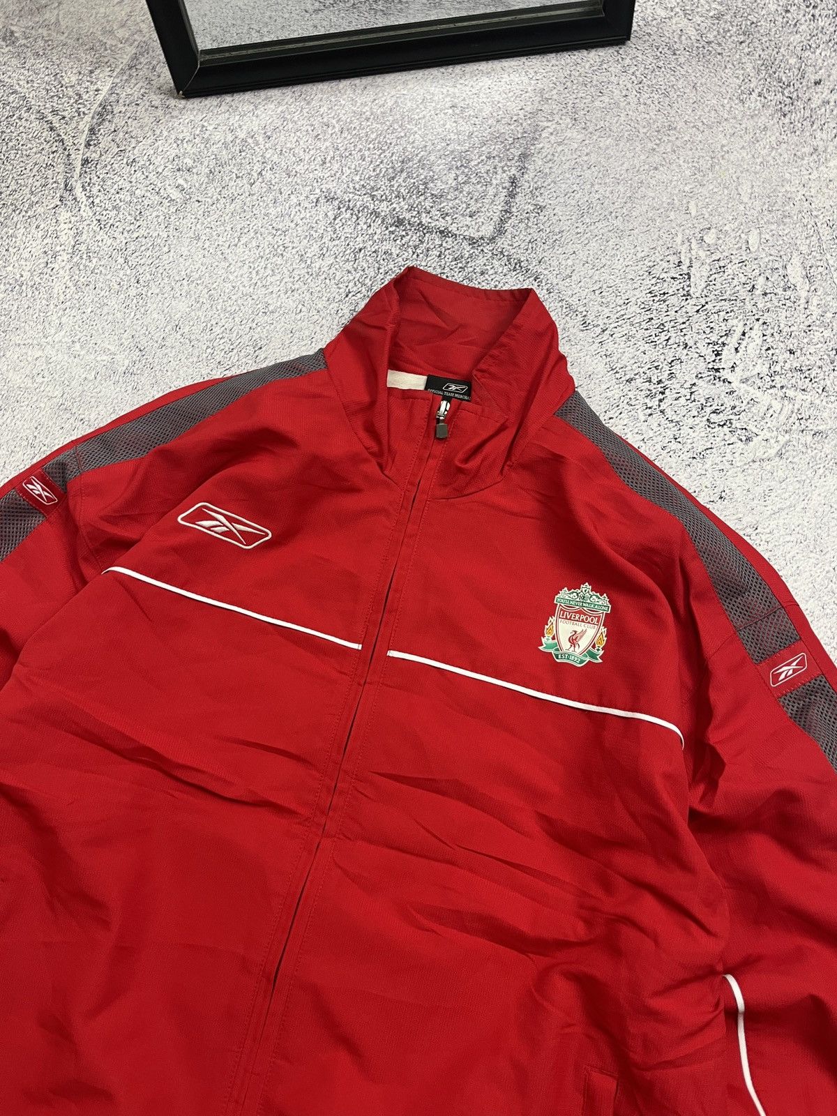 Reebok Vintage 00’s Reebok FC Liverpool Track Jacket Windbreaker Size US M / EU 48-50 / 2 - 6 Thumbnail