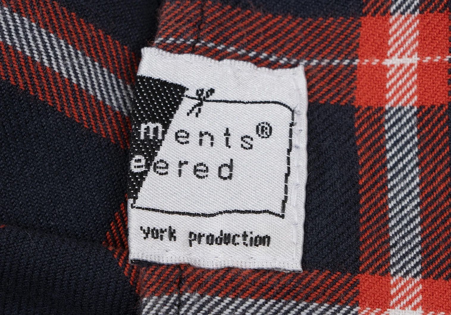 Engineered Garments Checked Stole in Navy and Red Size ONE SIZE - 6 Thumbnail