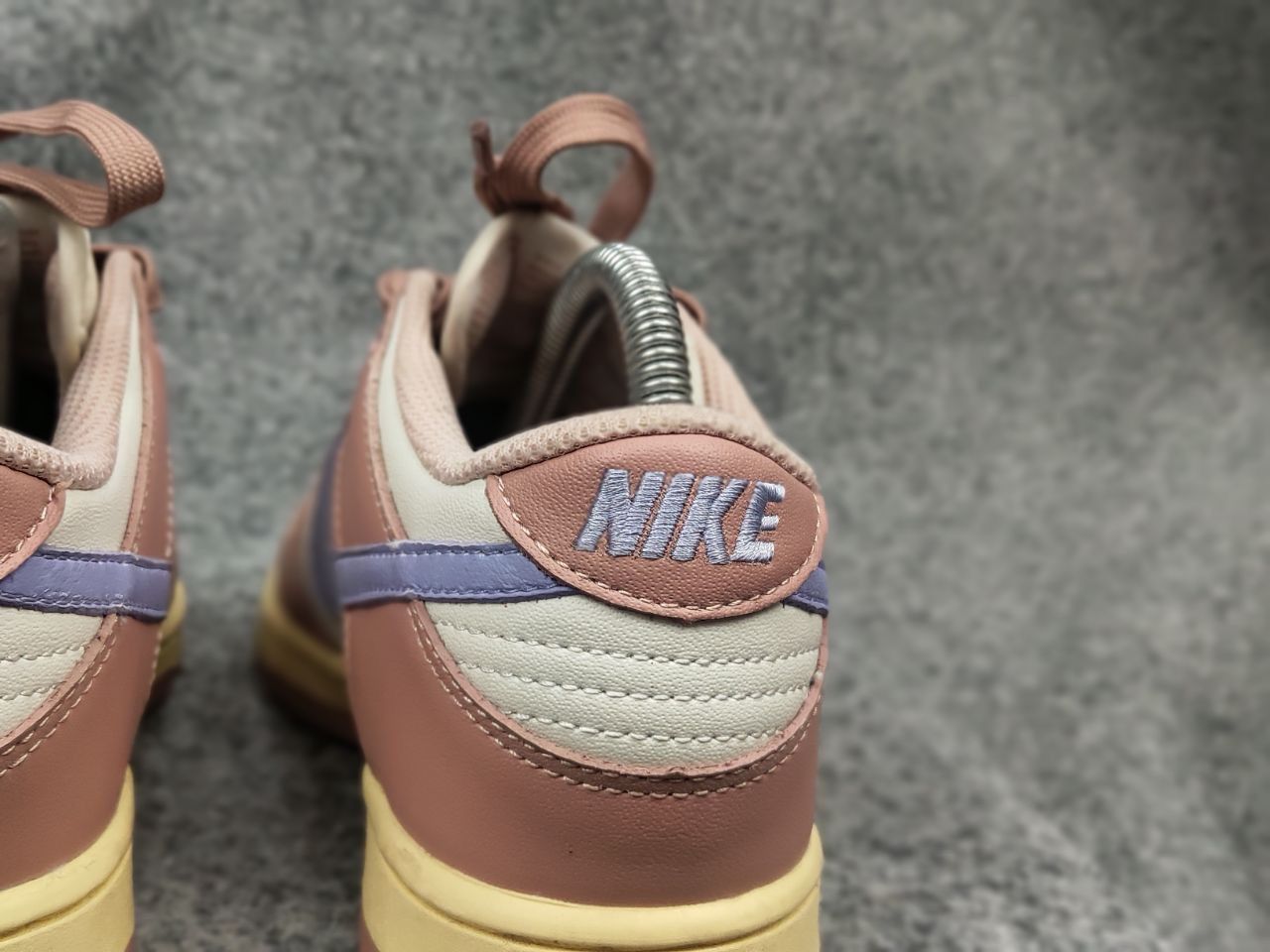 Nike Nike Dunk Low Pink Oxford Purple White Sneaker Vintage Style Size US 5.5 / IT 35.5 - 15 Thumbnail