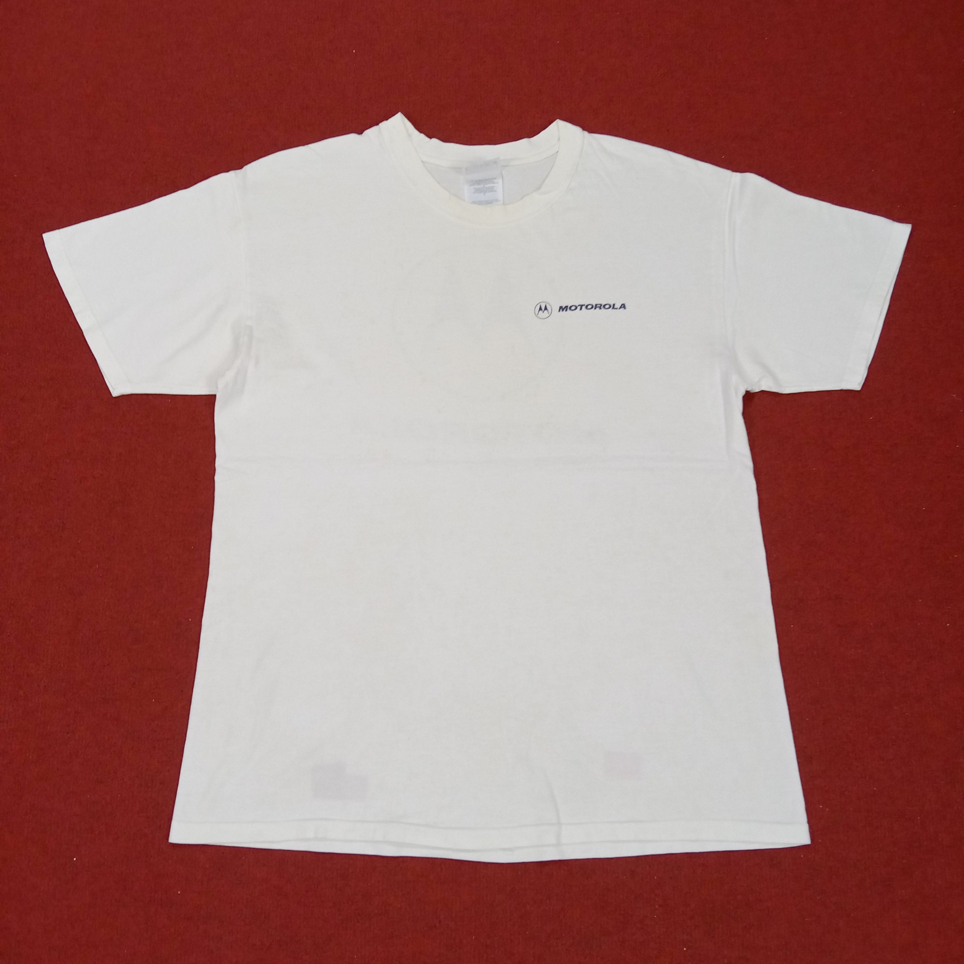 Motorola × Vintage Motorola Backprint Big Logo Design Vintage Tshirt Size US L / EU 52-54 / 3 - 3 Thumbnail