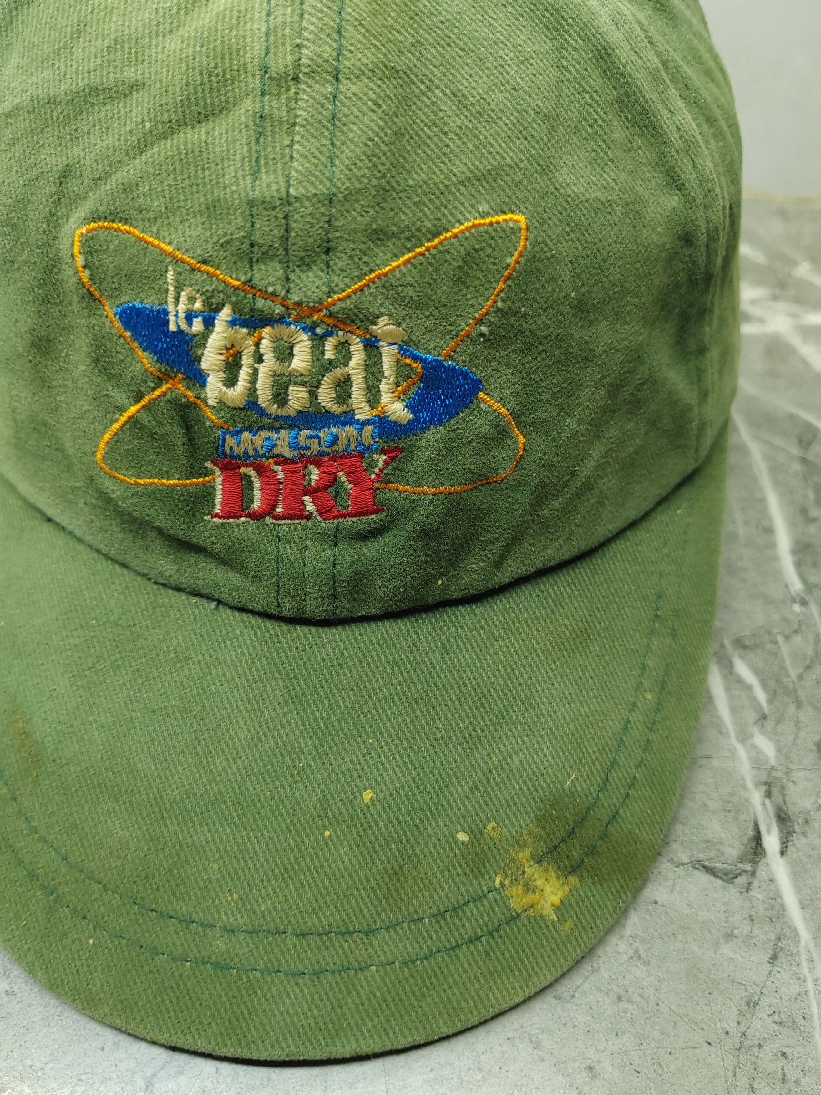Japanese Brand Vintage Le Beat Molsom Dry Distressed Style Cap Hat Size ONE SIZE - 3 Thumbnail