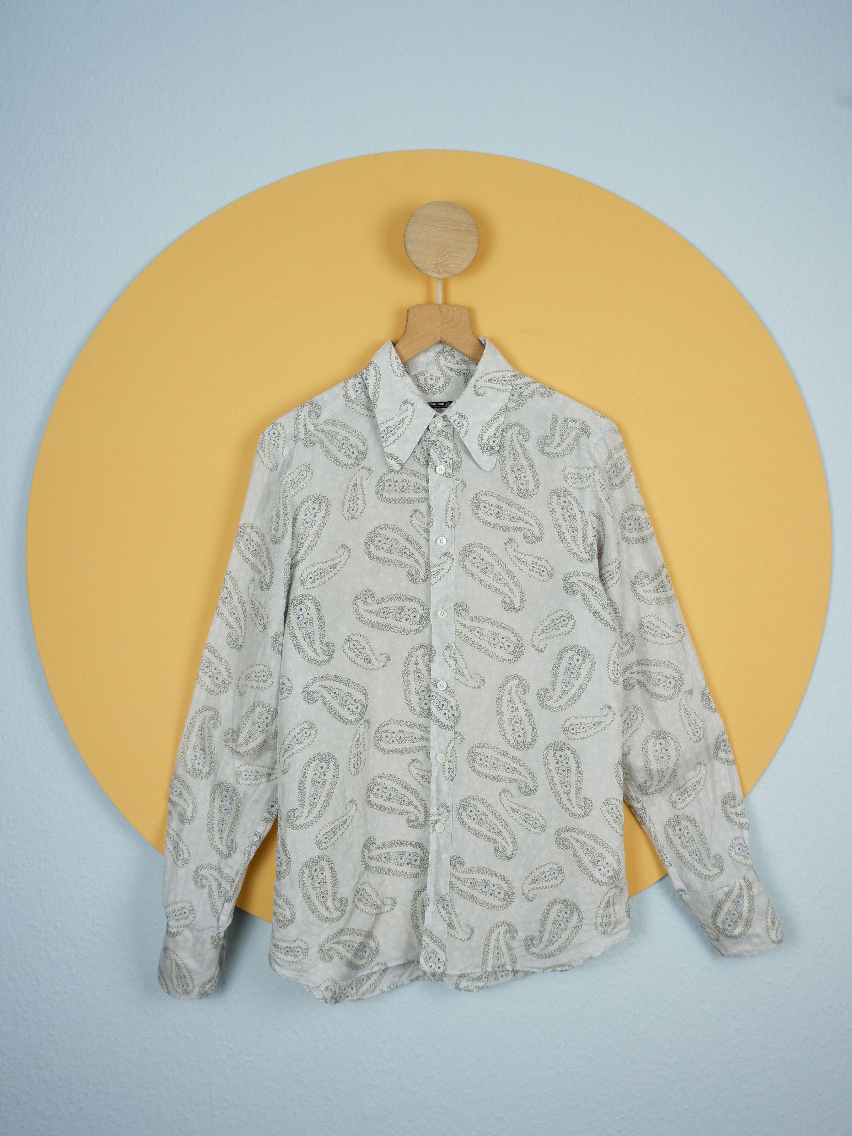 Prada Best price! Prada printed silk shirt SS12 Size US M / EU 48-50 / 2 - 9 Thumbnail