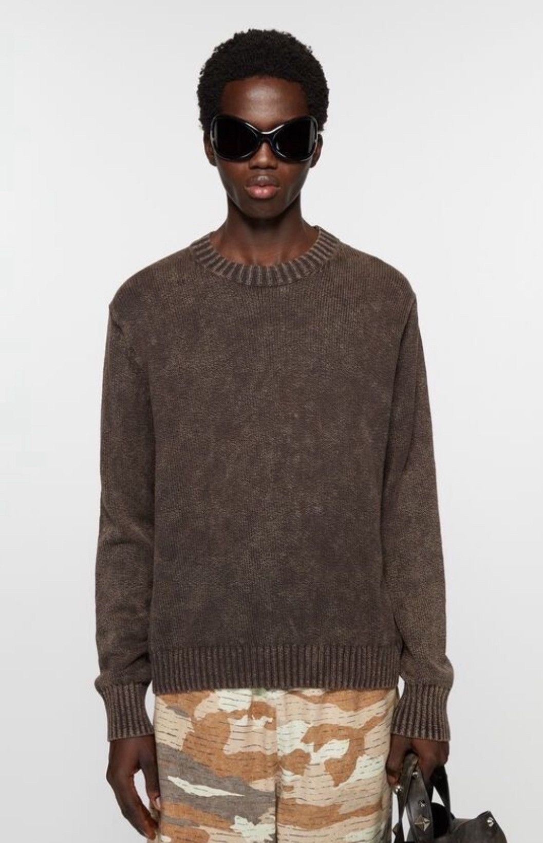 Acne Studios ACNE STUDIOS - ACID WASH KNIT Size US S / EU 44-46 / 1 - 1 Thumbnail