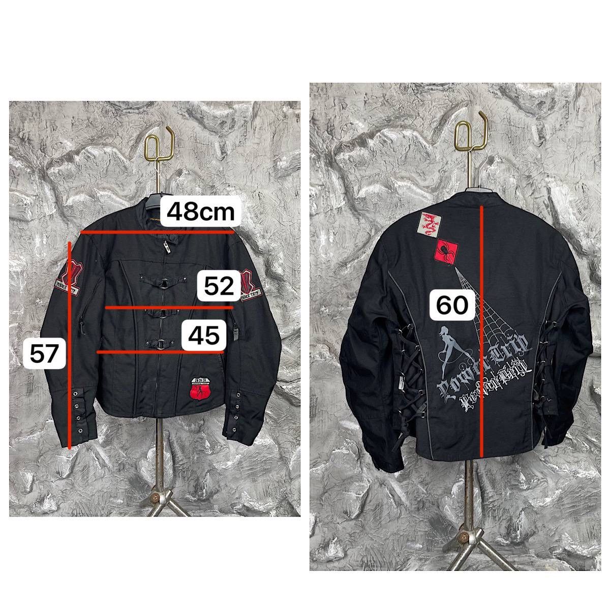 Designer Rare Y2K Punk Gothic Power Trip Bandage Moto Bomber Hysteric Size US S / EU 44-46 / 1 - 16 Thumbnail