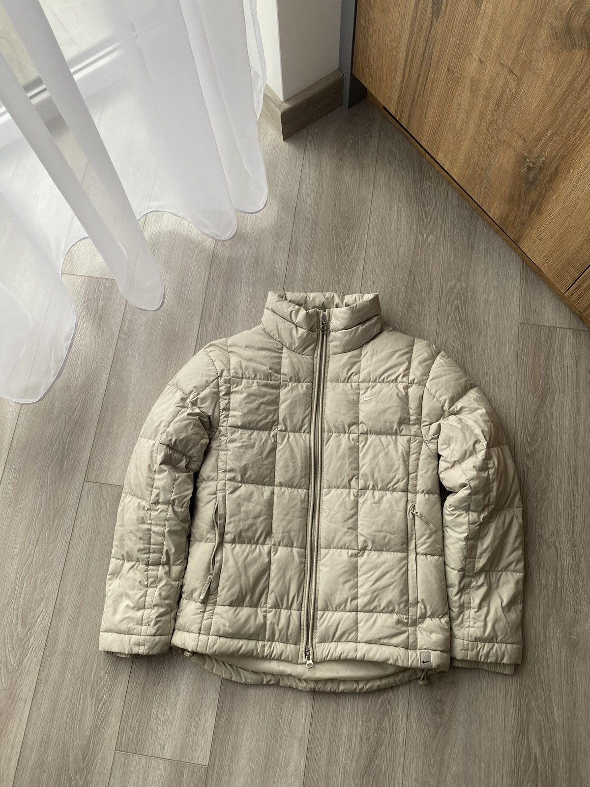 Nike × Nike ACG × Vintage Nike Vintage Beige Down Puffer Jacket 