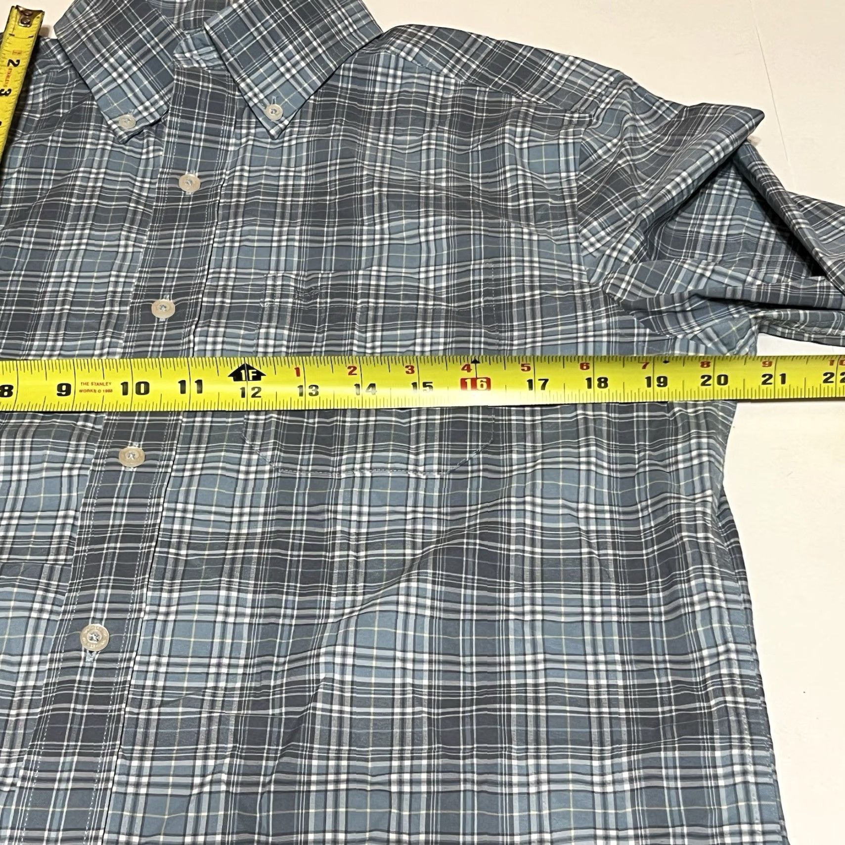 Southern Tide Southern Tide Shirt Men Small Blue Plaid Intercoastal Stretch Button Down Mens Size US S / EU 44-46 / 1 - 6 Thumbnail