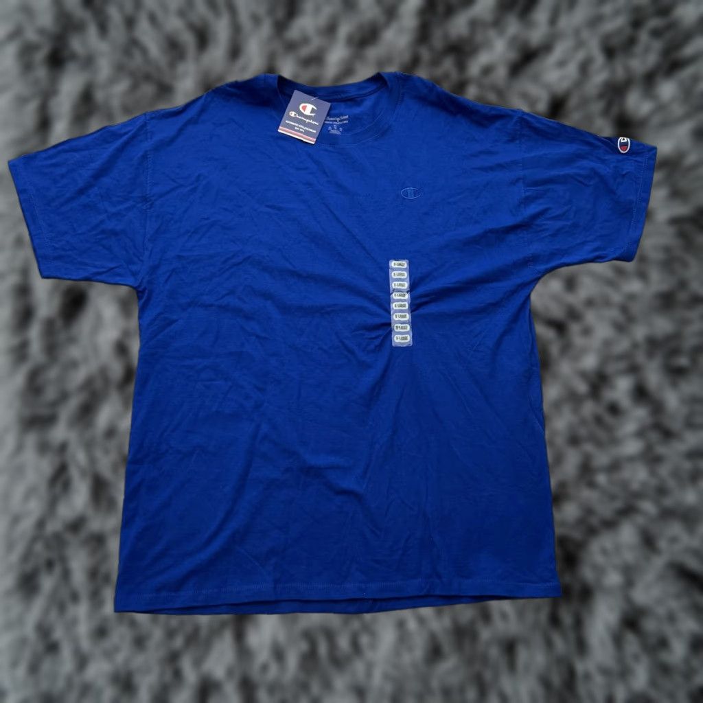 Champion Champion Shirt Mens XL Blue Surf The Web Athletic Tee Embroidered Logo Cotton Size US XL / EU 56 / 4 - 1 Thumbnail
