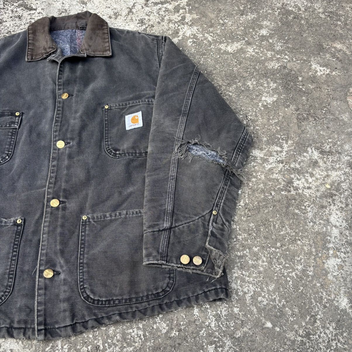 Carhartt Vintage Carhartt Chore Coat Black Size US M / EU 48-50 / 2 - 3 Thumbnail