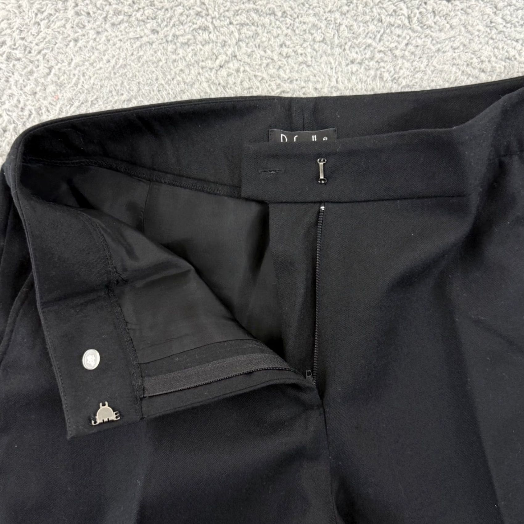 Vintage VINTAGE Rafaella Pants Women's 10 Black Wool 90s Pleated Straight NWT Trousers Black Wool Pants Rafaella Women 10 90s Size 32" / US 10 / IT 46 - 5 Thumbnail