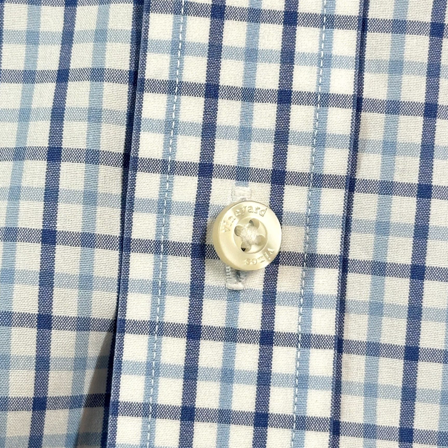 Vineyard Vines Vineyard Vines Murray Shirt Button-Down Mens M Blue Check Long Sleeve Shirt Size US M / EU 48-50 / 2 - 6 Thumbnail