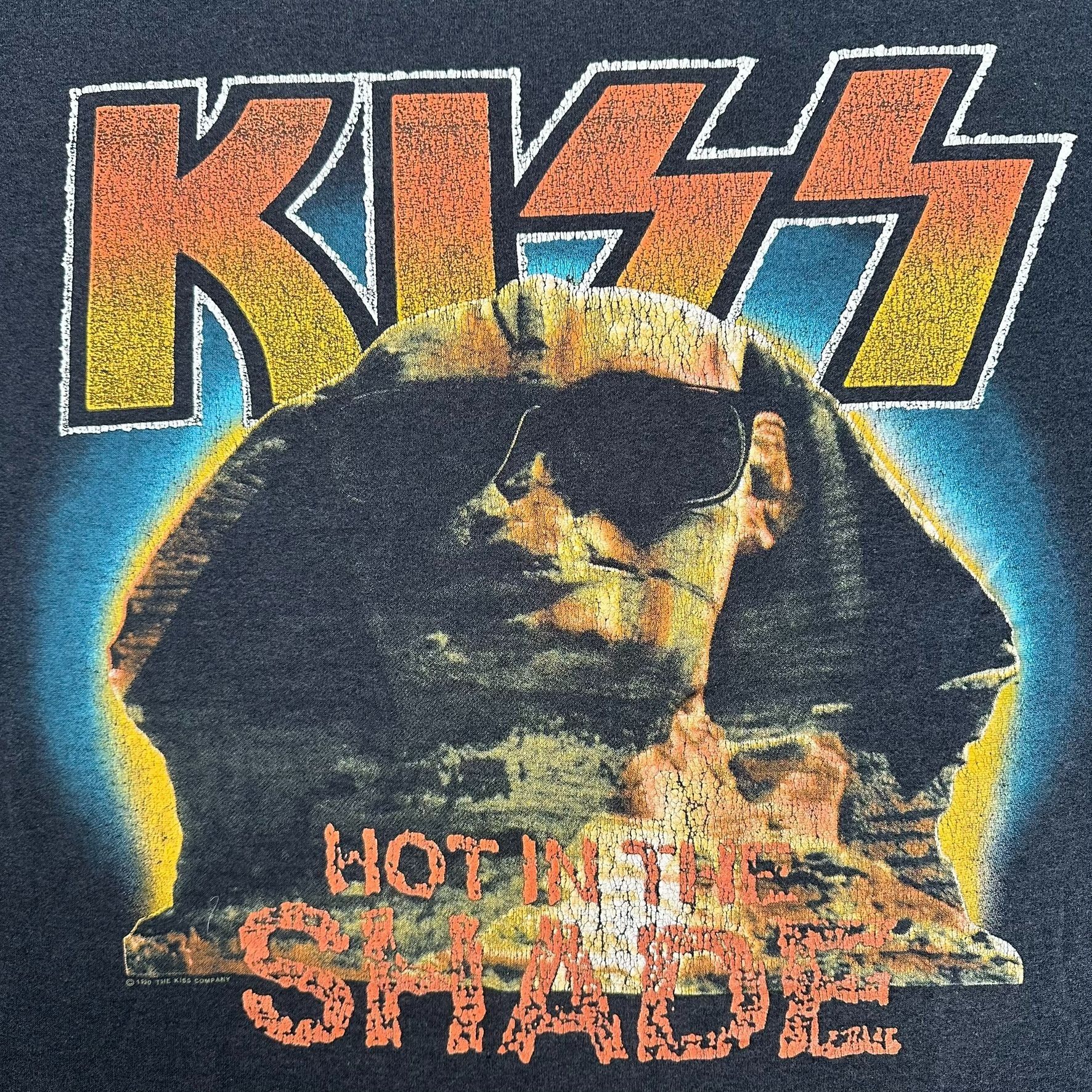 KISS Vintage 90s KISS Hot In the Shade T-Shirt Metal Rock Band Te Size US L / EU 52-54 / 3 - 2 Thumbnail