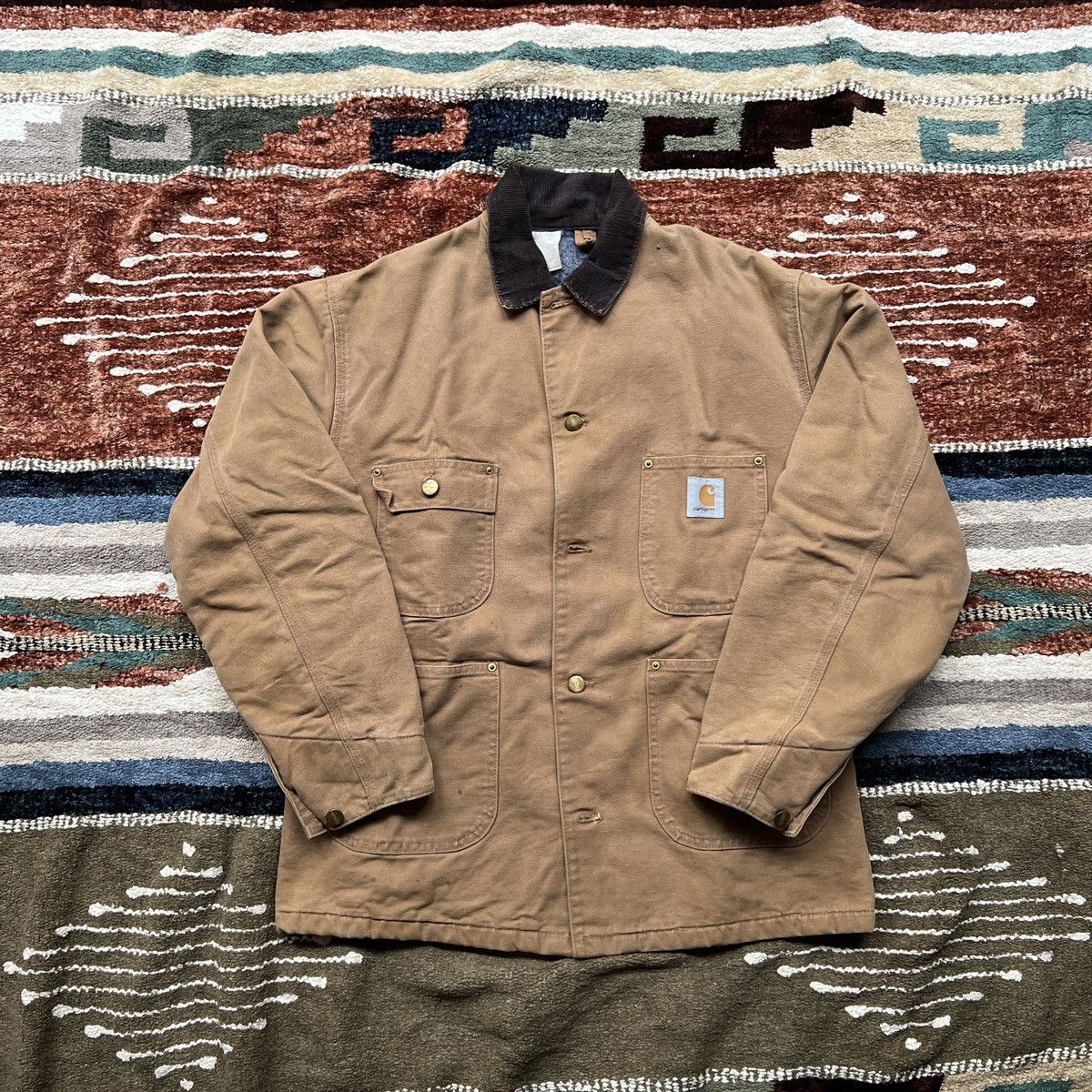 Carhartt Vintage Carhartt Blanket Lined Jacket Size US L / EU 52-54 / 3 - 1 Thumbnail