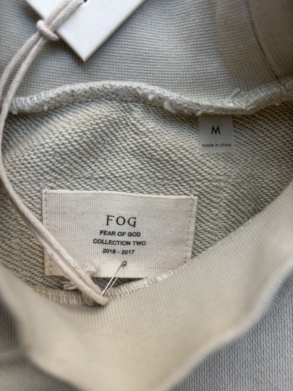 Fear of God Fear of God x Pacsun Beige Sidezip Mockneck Sweatshirt US M Size US M / EU 48-50 / 2 - 4 Thumbnail