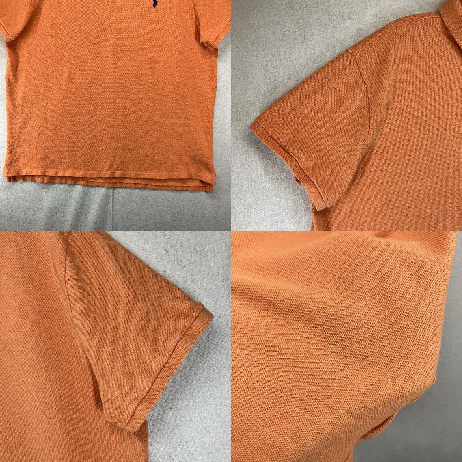Polo Ralph Lauren Polo Ralph Lauren Polo Shirt Slim Fit Light Orange 100% Cotton Men's XL Size US XL / EU 56 / 4 - 8 Thumbnail