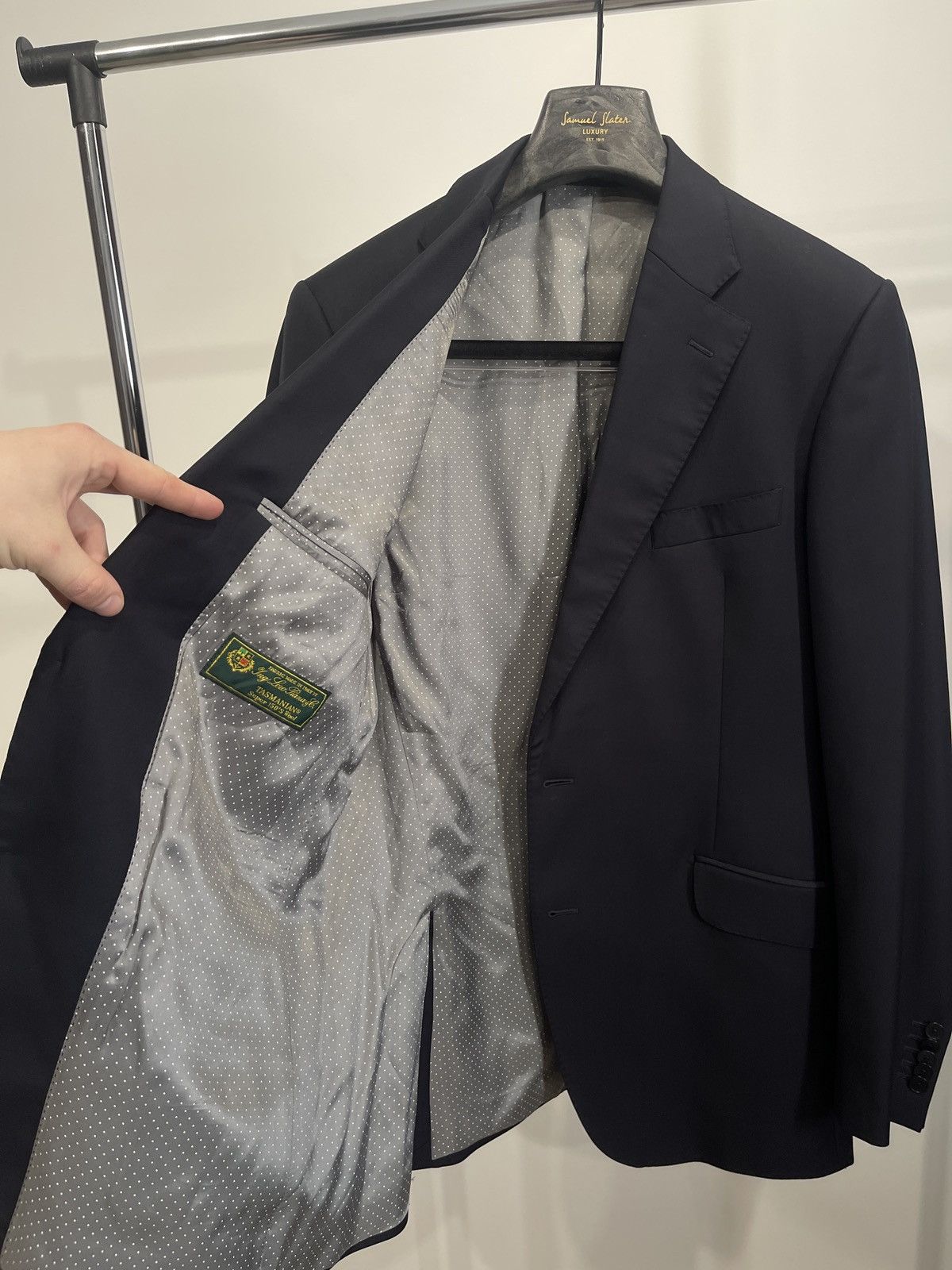 Loro Piana 🔥Vintage loro piana wool blazer classic jacket 42R Size 42R - 4 Thumbnail