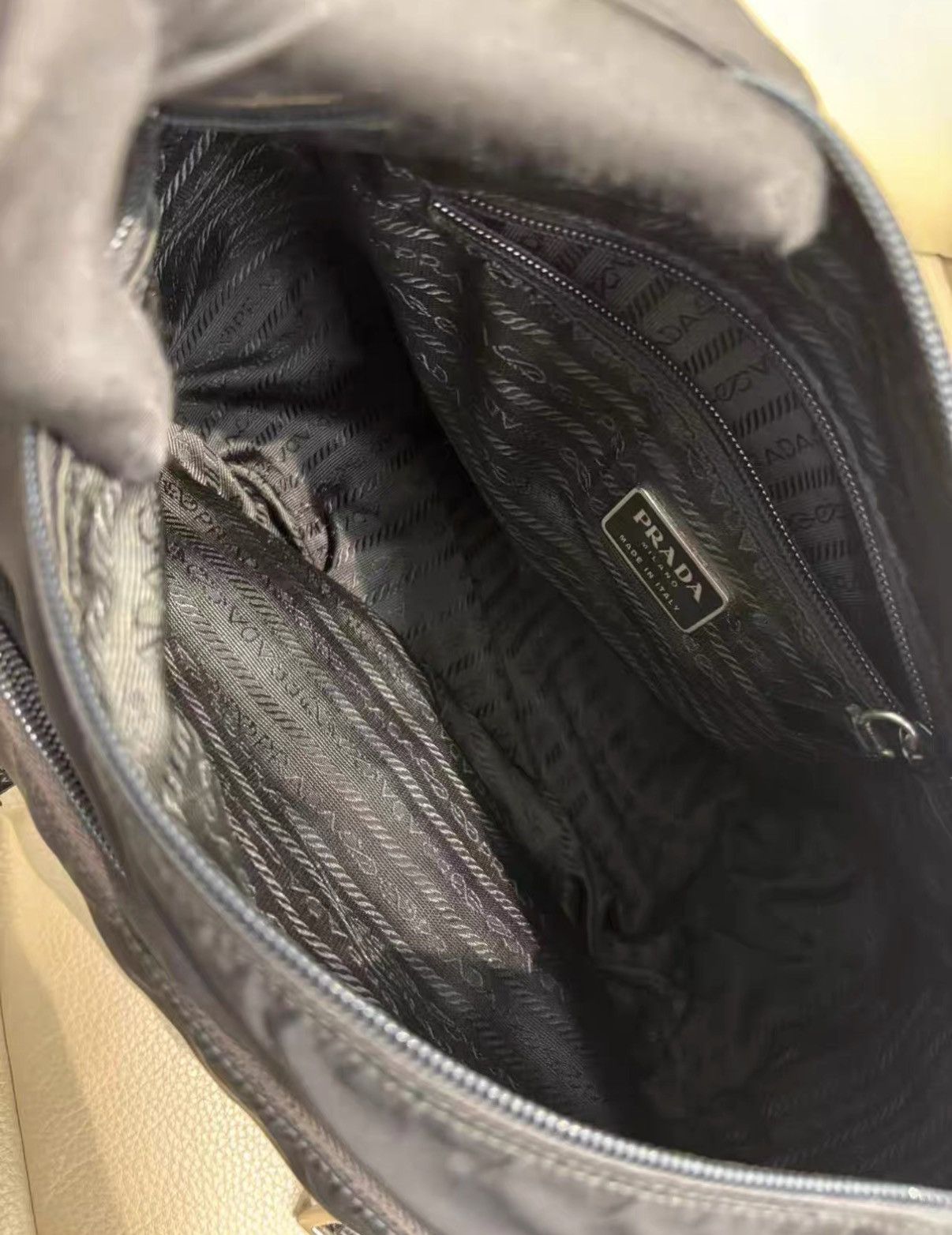Prada Prada medium motorcycle double-pocket messenger bag J38 Size ONE SIZE - 9 Thumbnail