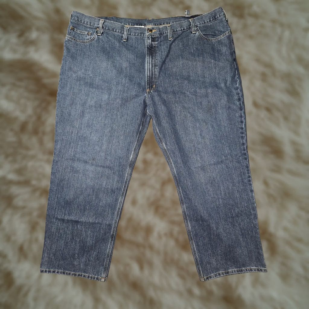 Carhartt VINTAGE Carhartt Relaxed Fit Jeans Mens 54x30 Medium Wash Straight Leg Denim Big & Tall Size US 38 / EU 54 - 1 Thumbnail