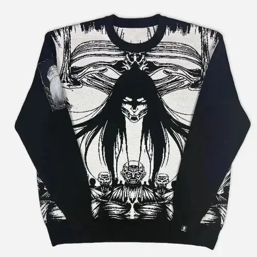 Vintage New Hip Hop Streetwear Knitted Sweater men Size US M / EU 48-50 / 2 - 3 Thumbnail
