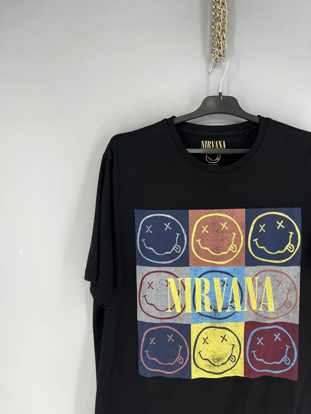 Band Tees × Vintage Nirvana Vintage Tee Men's Size L Black Short Sleeve Size US XXL / EU 58 / 5 - 4 Thumbnail