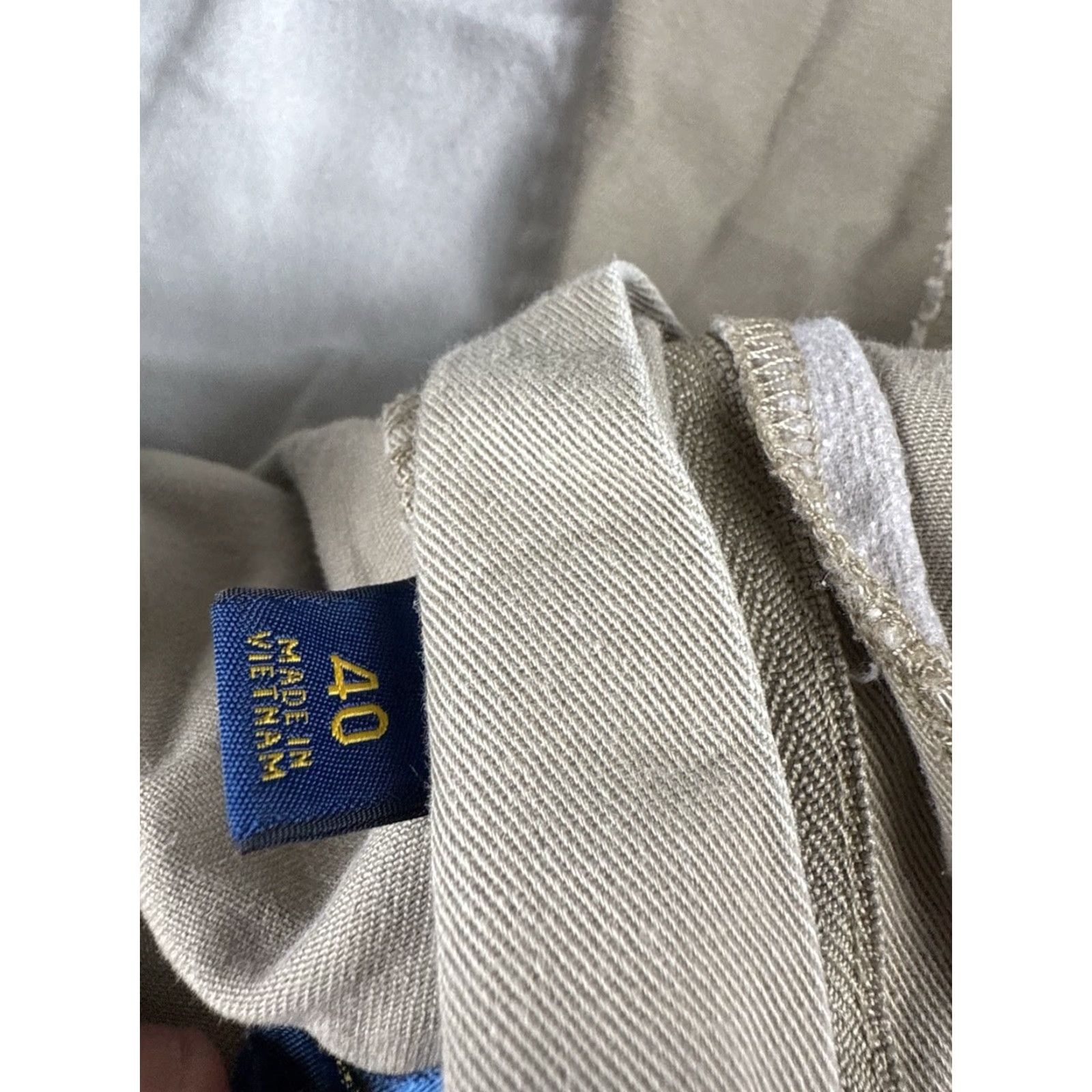 Polo Ralph Lauren VINTAGE Polo Ralph Lauren Men’s Chino Shorts Classic Fit Beige Cotton Twill 40 Flat Front Stretch Casual Men Size US L / EU 52-54 / 3 - 4 Thumbnail