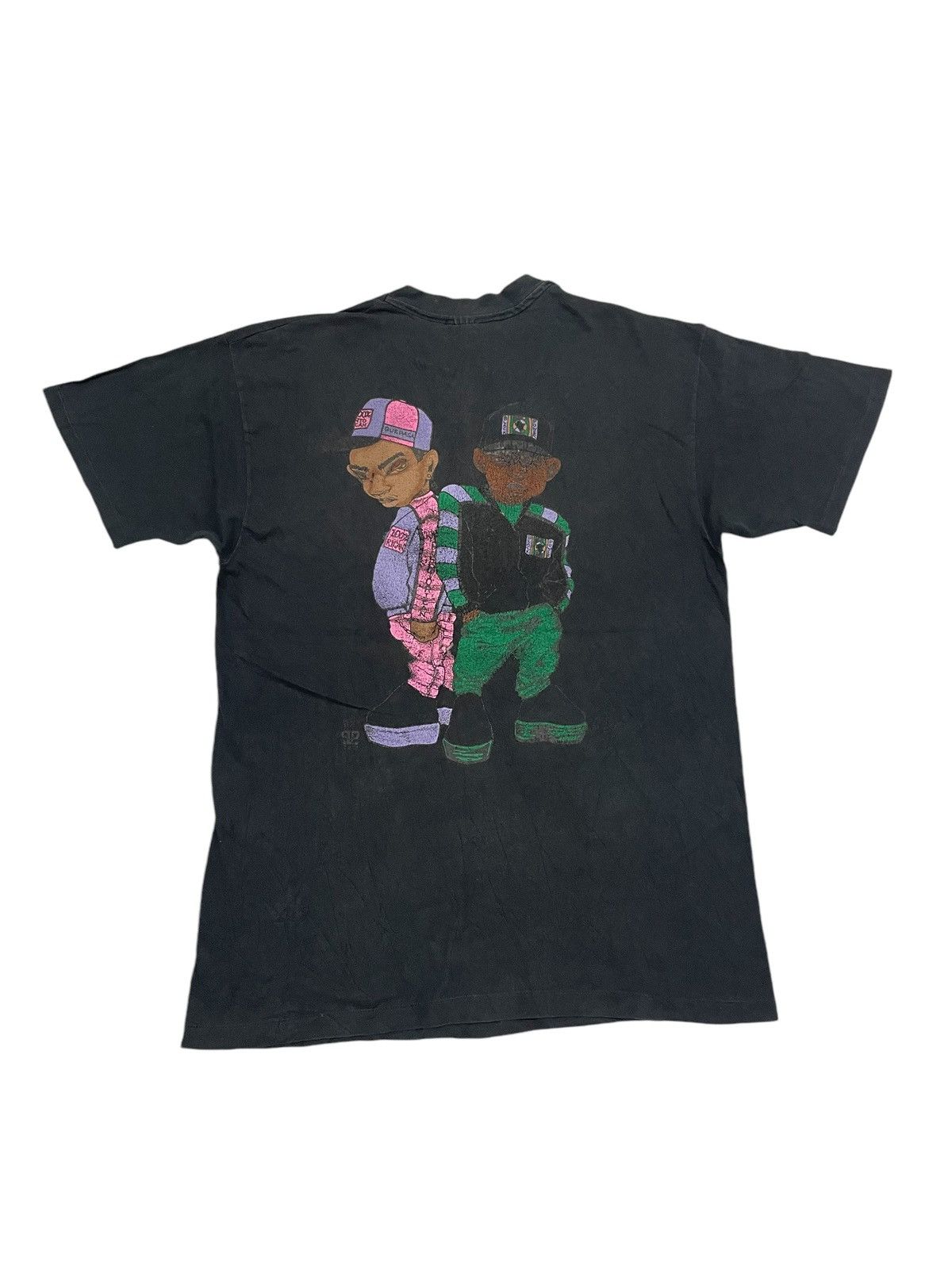 Band Tees × Rap Tees × Vintage Vintage 90s Black Staff Rap tee Hip Hop T-shirt Size US L / EU 52-54 / 3 - 2 Thumbnail