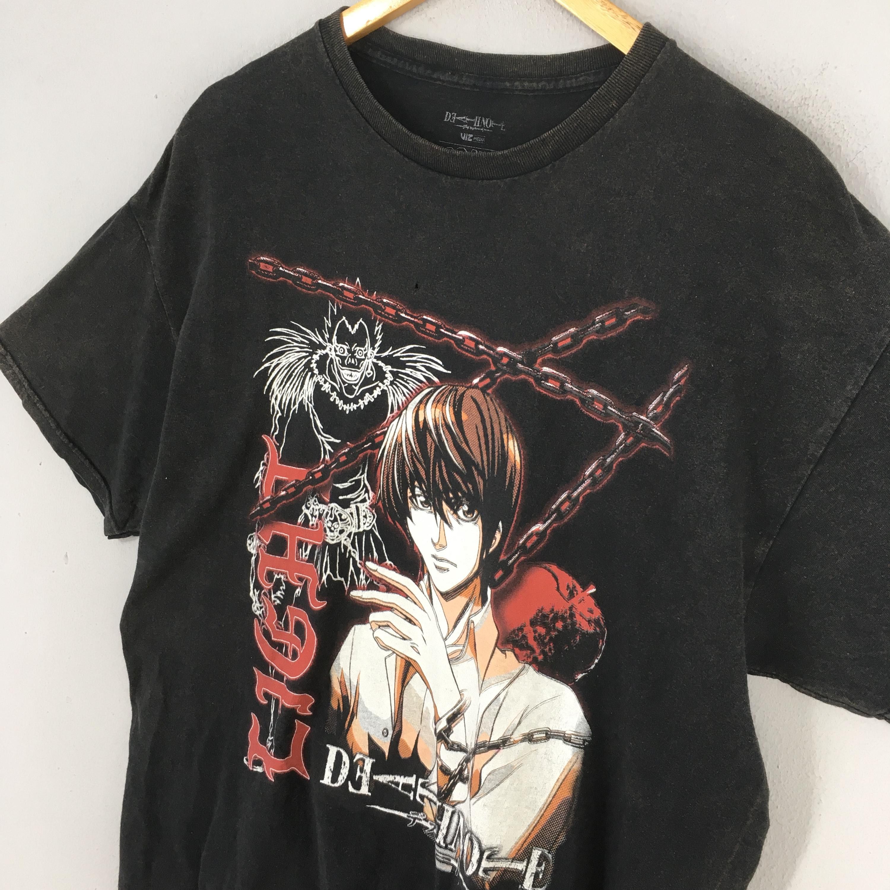 Anime Vintage 2000s Death Note Manga Tshirt Large Size US L / EU 52-54 / 3 - 3 Thumbnail