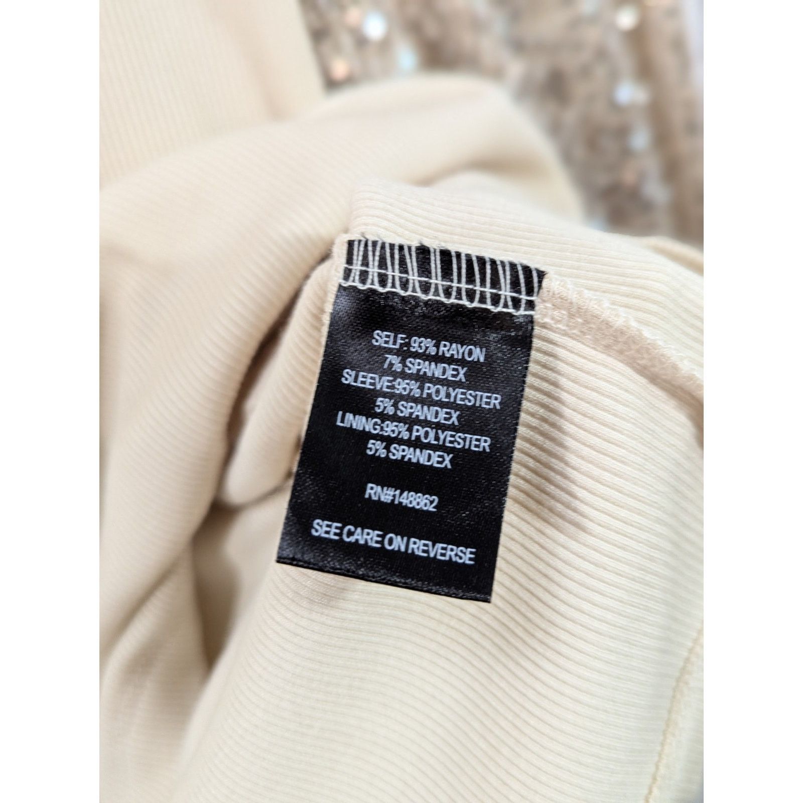 Torrid Torrid Sequin Ribbed Knit Top - Champagne - Size 00 / M Size L / US 10 / IT 46 - 9 Thumbnail