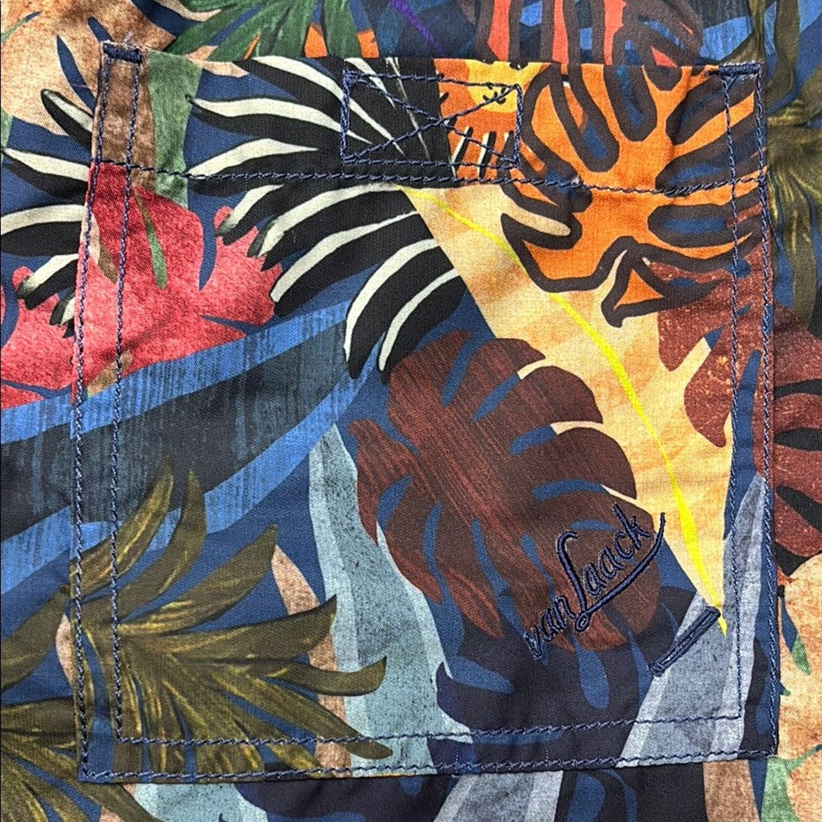 Other NWT Van Laack Vibrant Jungle Print Mens Swim Trunks Size XXL Size US 44 / EU 60 - 3 Thumbnail