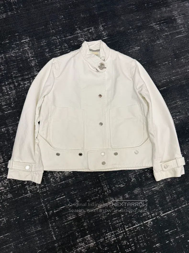 Hermes Hermes White Silver Buckle Jacket Size S / US 4 / IT 40 - 1 Thumbnail