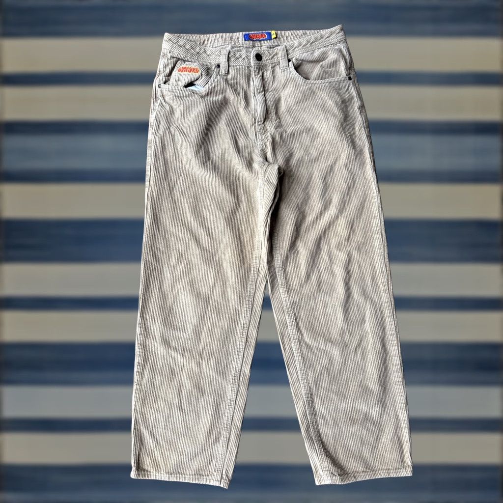 Empyre VINTAGE Empyre Pants Corduroy 32 Relaxed Baggy Straight 5-Pocket Tan Beige Mens Skin? Size US 32 / EU 48 - 1 Thumbnail