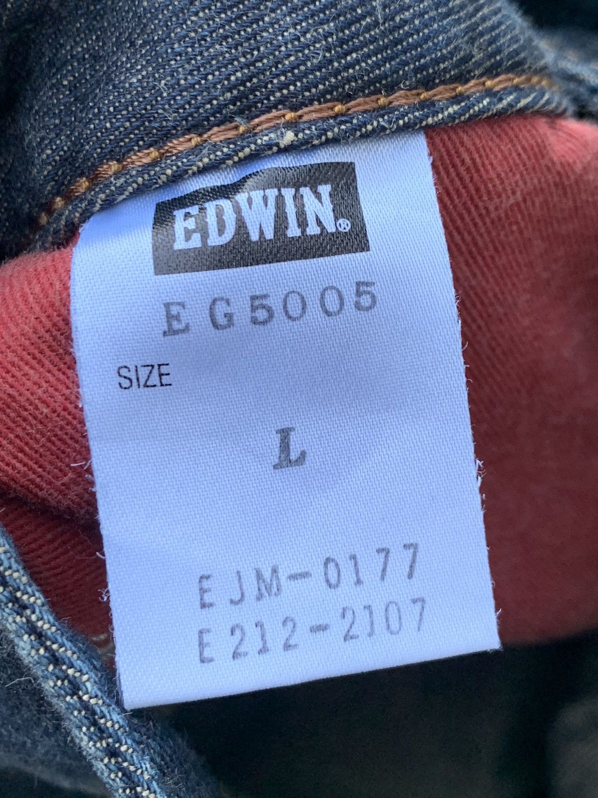 Edwin Edwin E-Function 3D Curved Leg Denim Jeans Archival Y2K Size US 33 - 10 Thumbnail