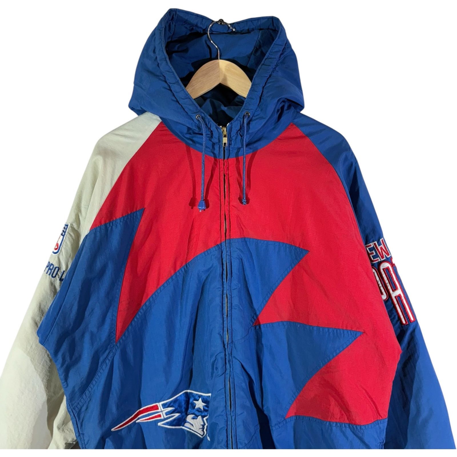 Logo Athletic Vintage New England Patriots Team Logo NFL Jacket XXL Size US XXL / EU 58 / 5 - 2 Thumbnail