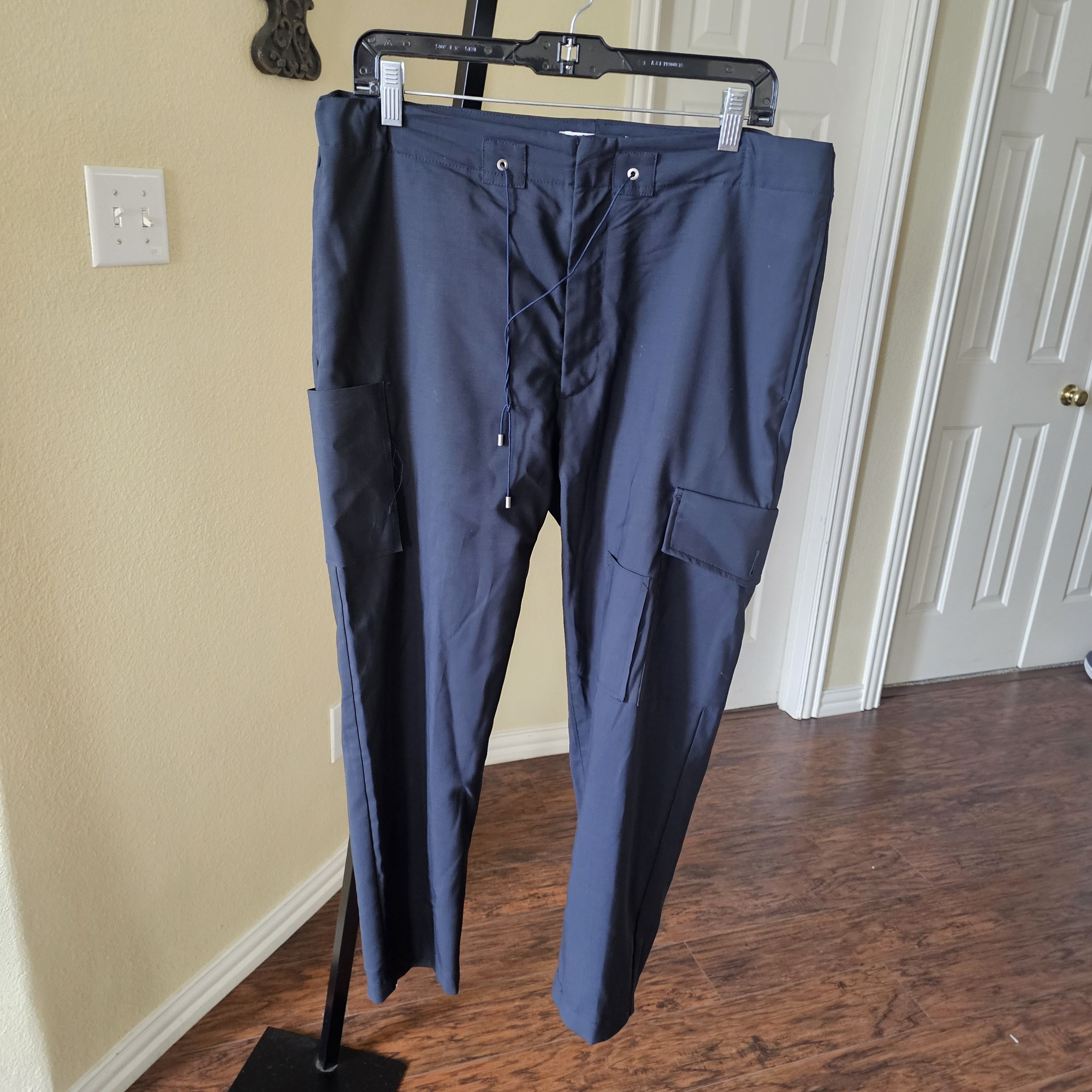 OAMC OAMC Men's Navy Cargo Pants Size 32 Size US 32 / EU 48 - 1 Thumbnail
