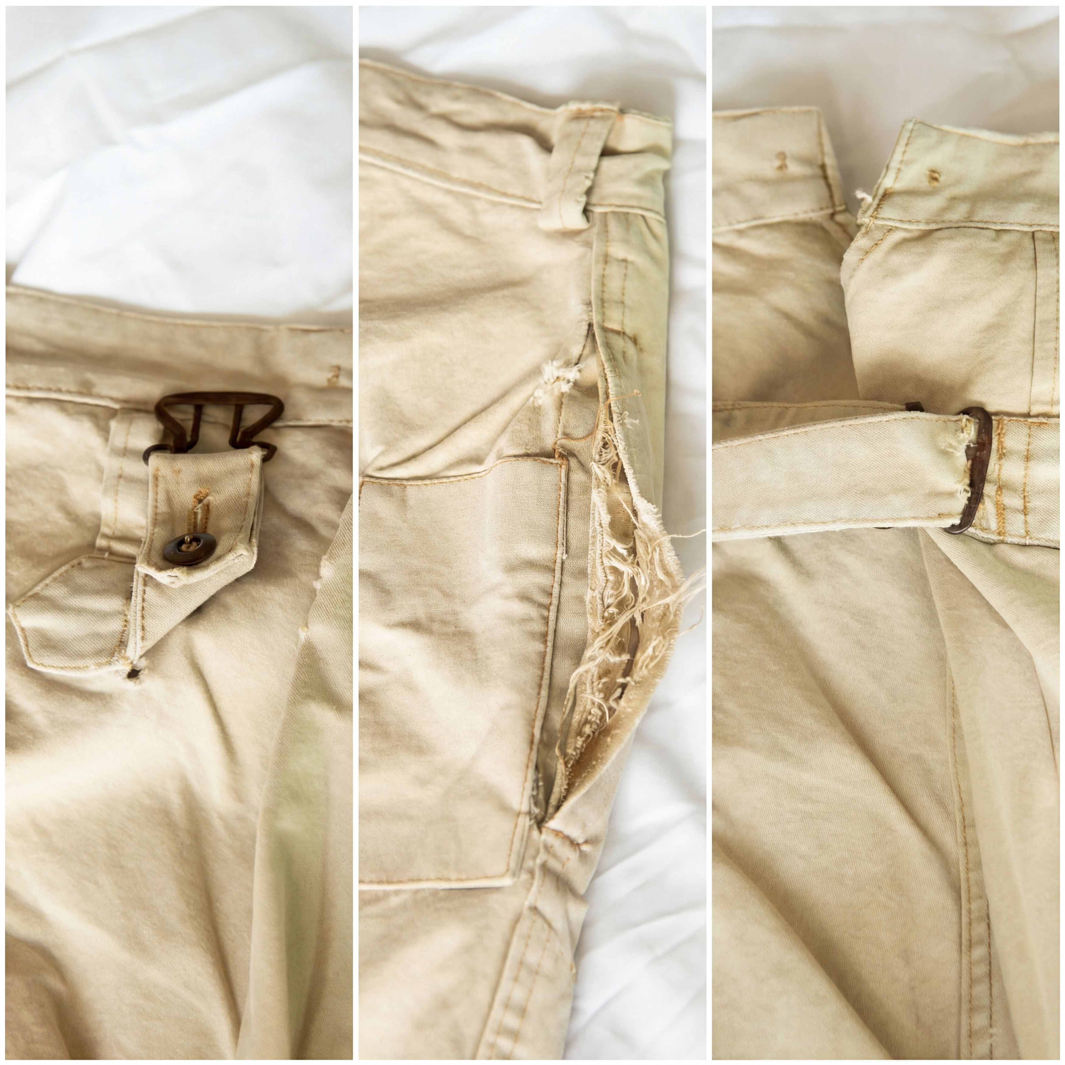 Vintage Vintage 50s French Utility Workwear Pants Size US 34 / EU 50 - 3 Thumbnail