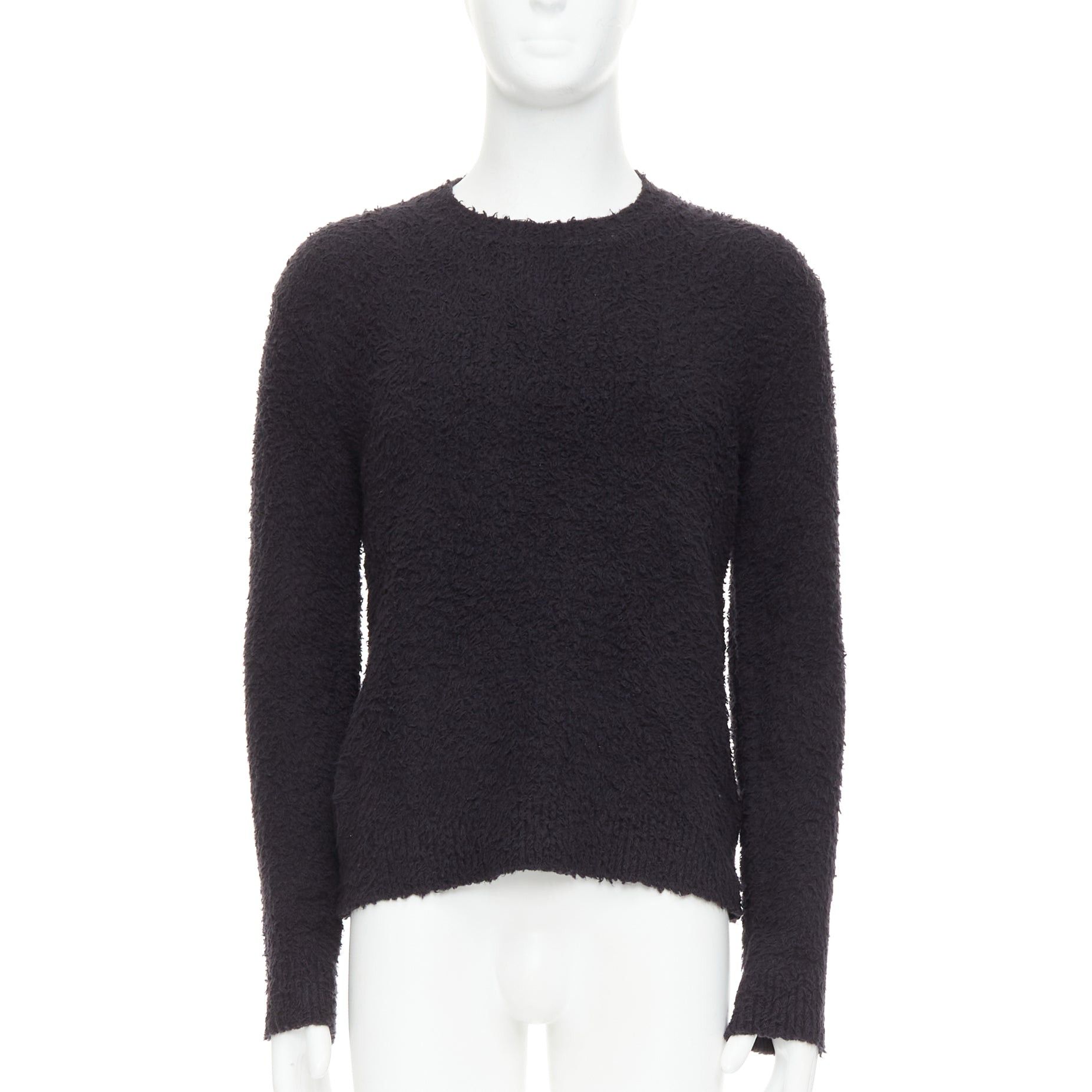 Other DANILO PAURA 2020 Errol black shaggy cotton pullover sweater S Size US S / EU 44-46 / 1 - 1 Thumbnail