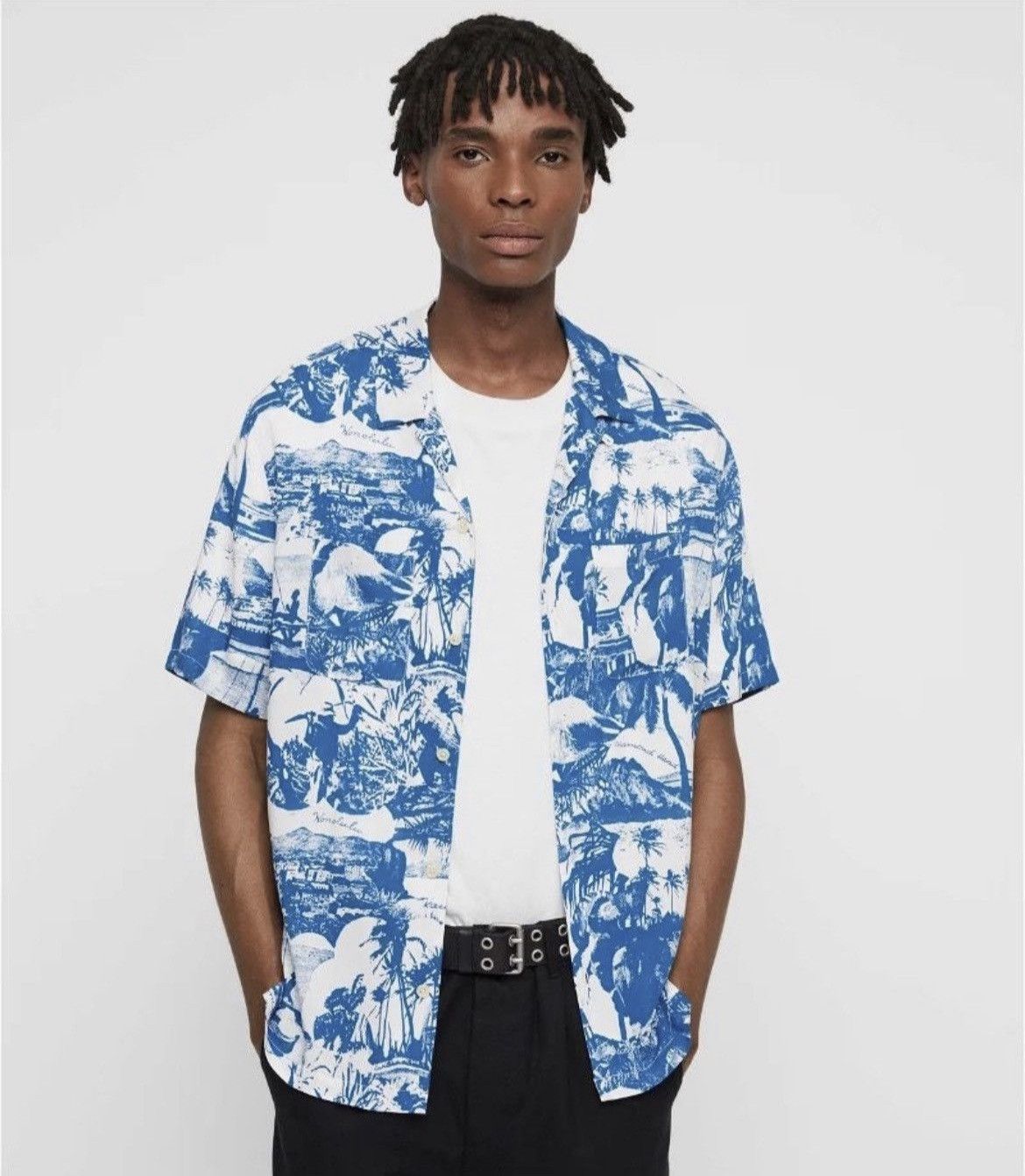 Allsaints Designer Allsaints AWA Hawaii crazy oversize shirt Size US L / EU 52-54 / 3 - 2 Thumbnail