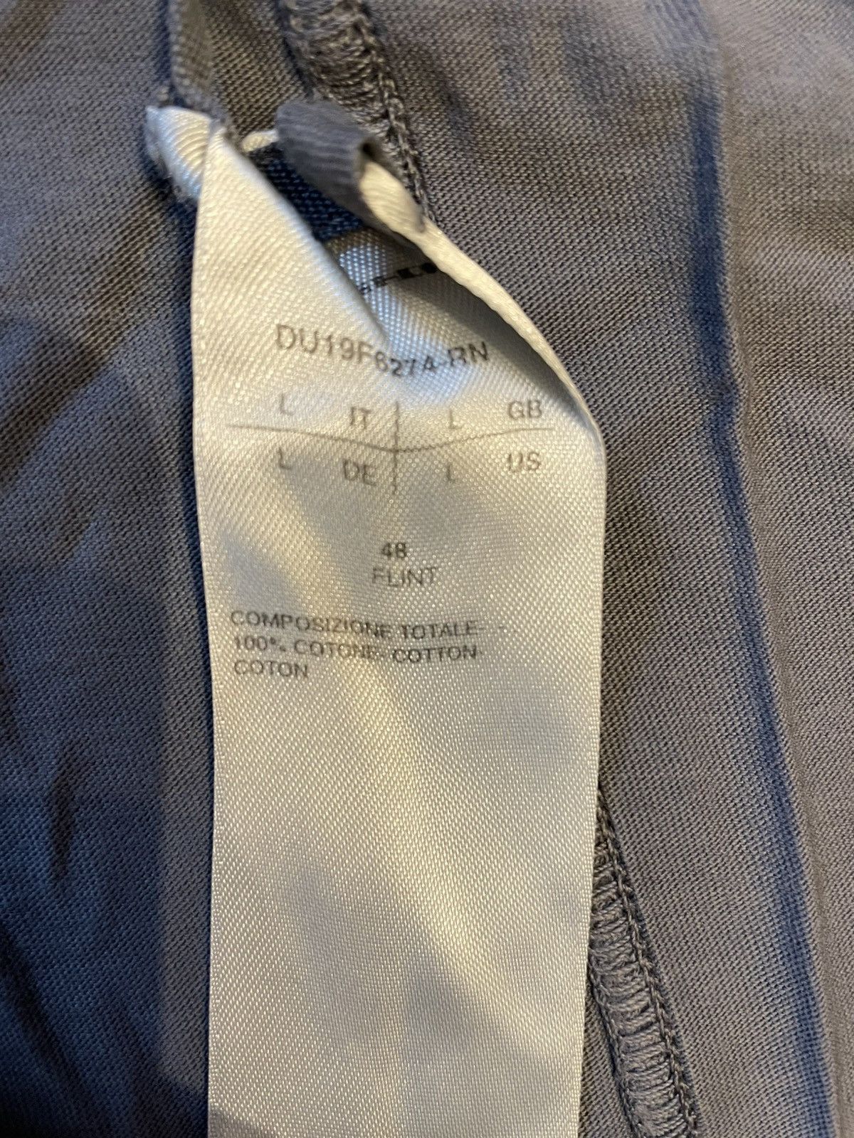 Rick Owens Drkshdw Rick Owens Short Sleeve (Gray) Size US L / EU 52-54 / 3 - 4 Thumbnail